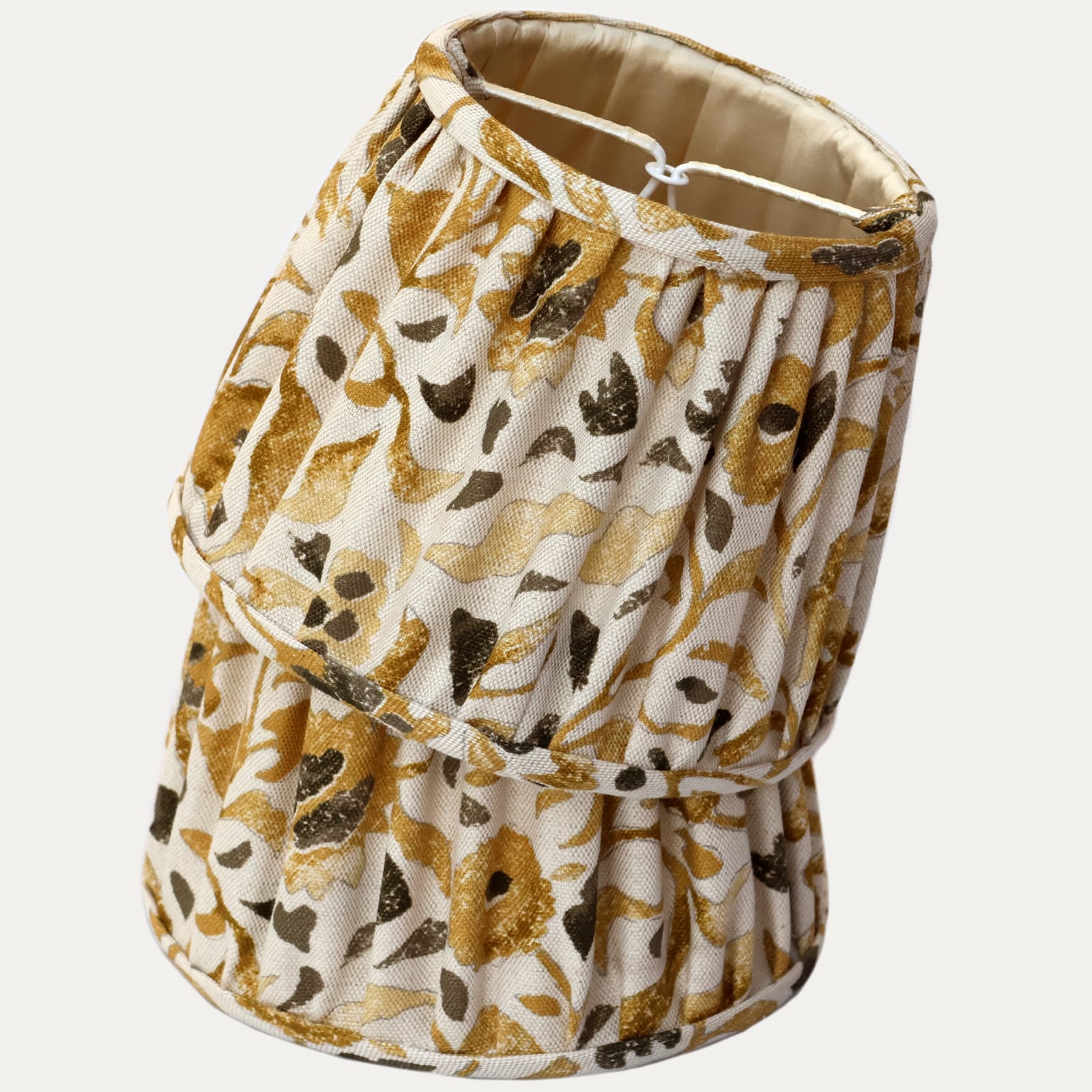 Zak and Fox Sarasa Handsewn Gathered Candle Clip Lampshade