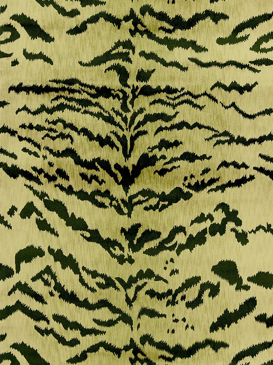 Scalamandre Tiger Lao Hau II Green and Black