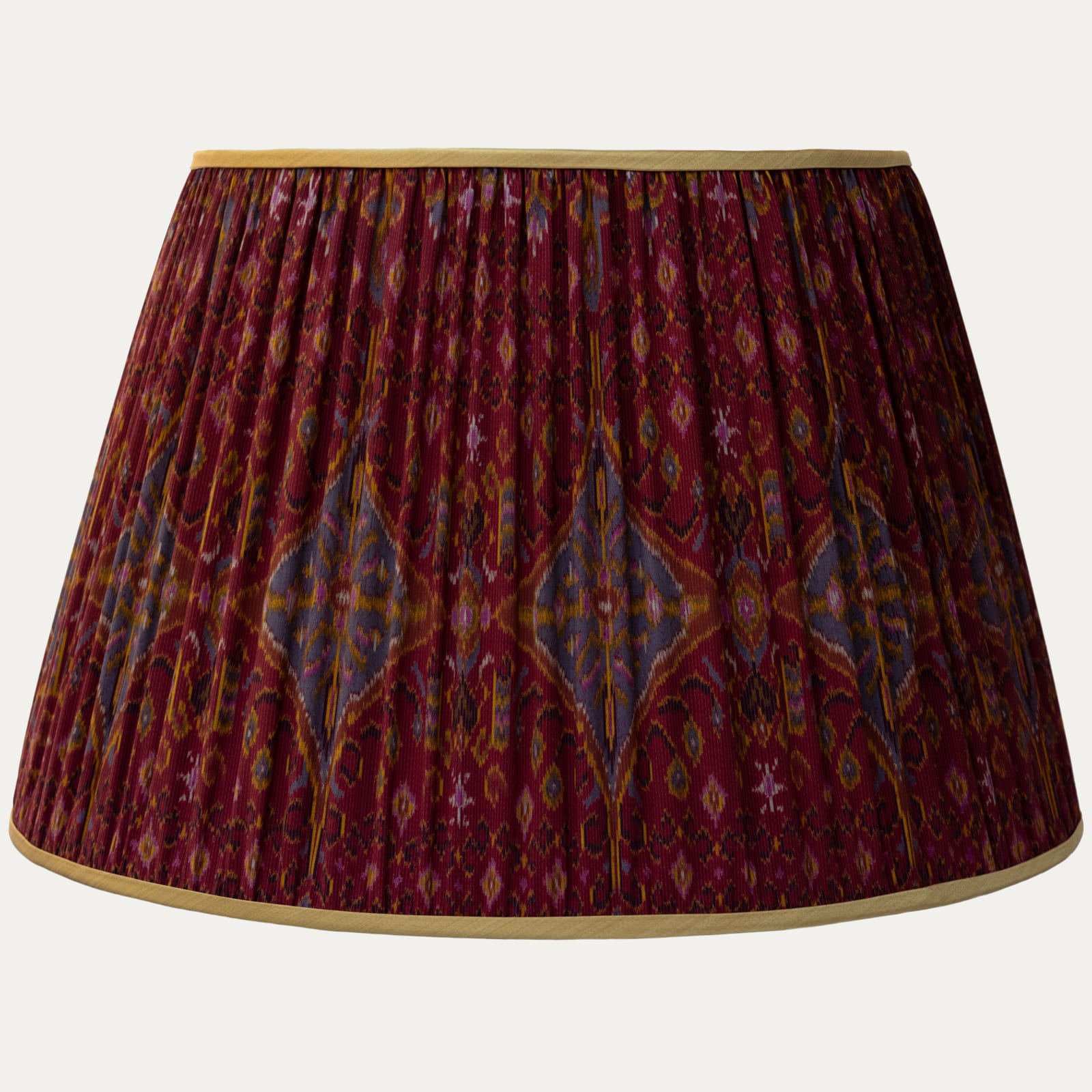 Beautiful Handloomed Thai Silk Lampshade with Lelievre Silk Trim