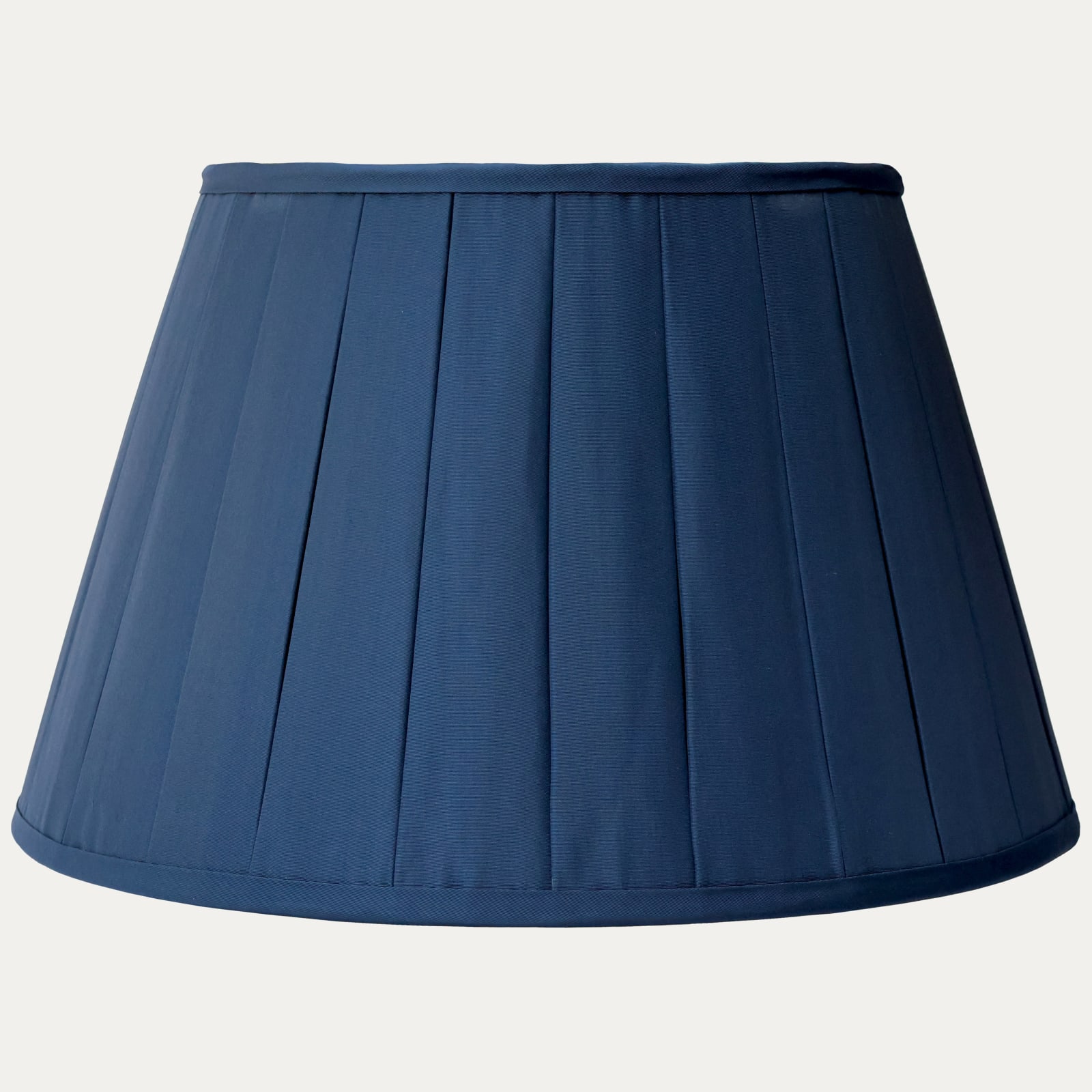 Veraseta Faille du Barry Blue Silk Handsewn Box Pleated Lampshade