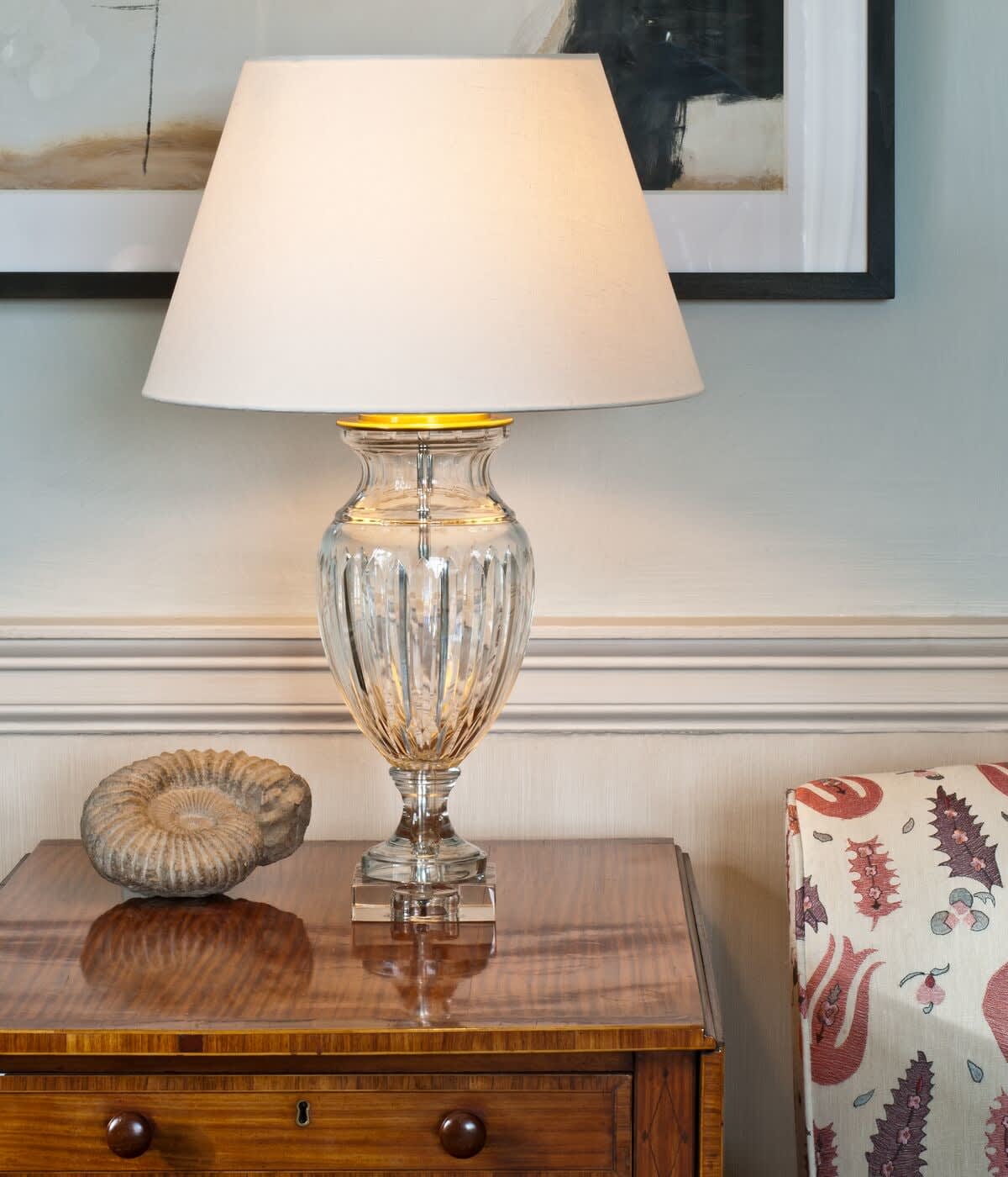 Lilford Glass Urn Table Lamp