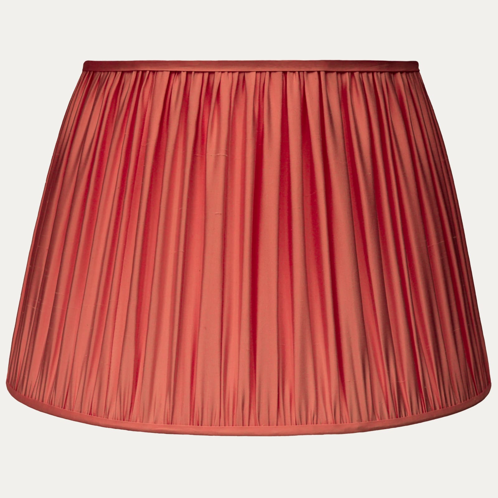 Douppion Pumpkin Silk Pembroke Lampshade
