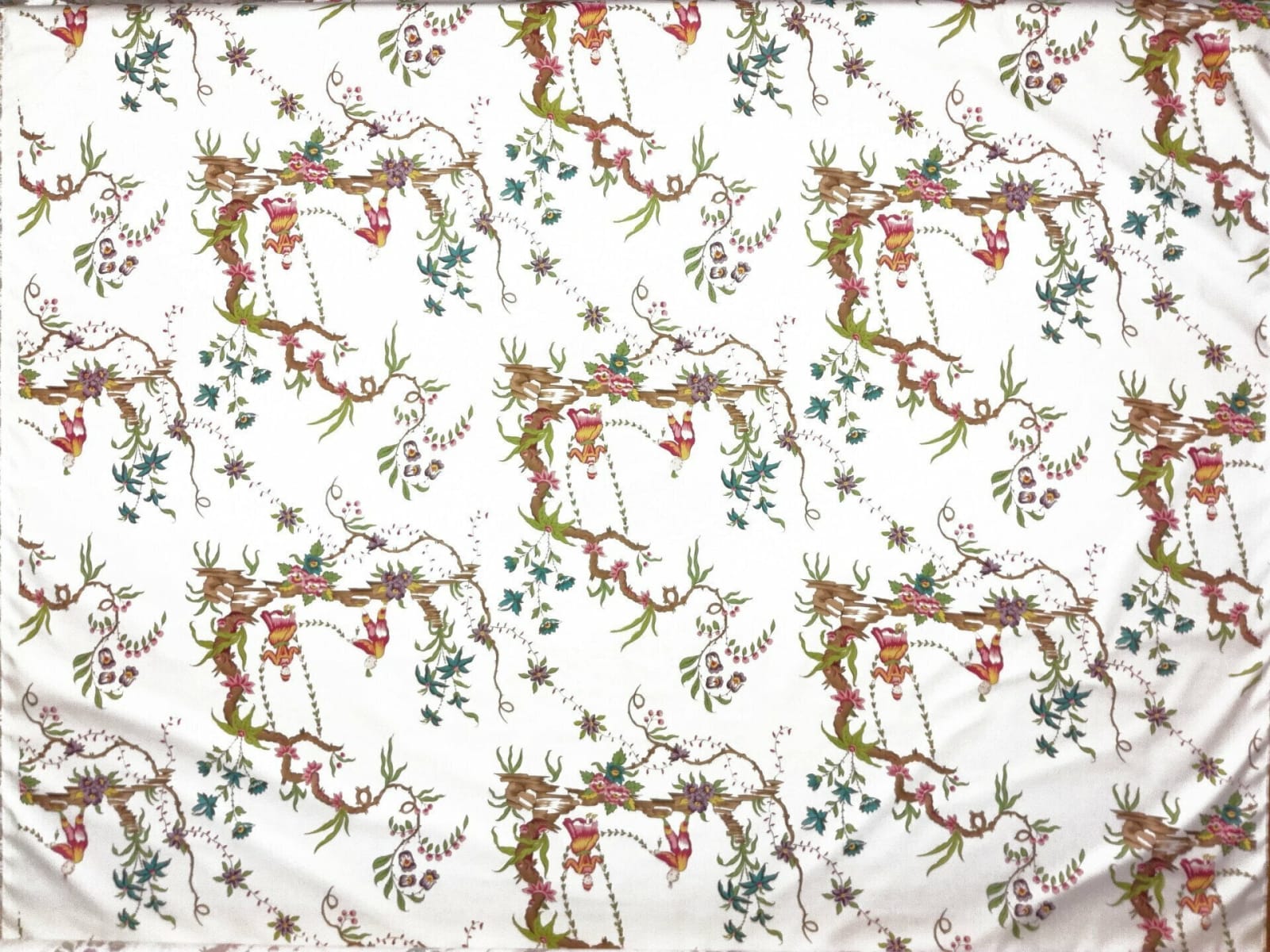 Percale Escarpolette White Multicolor