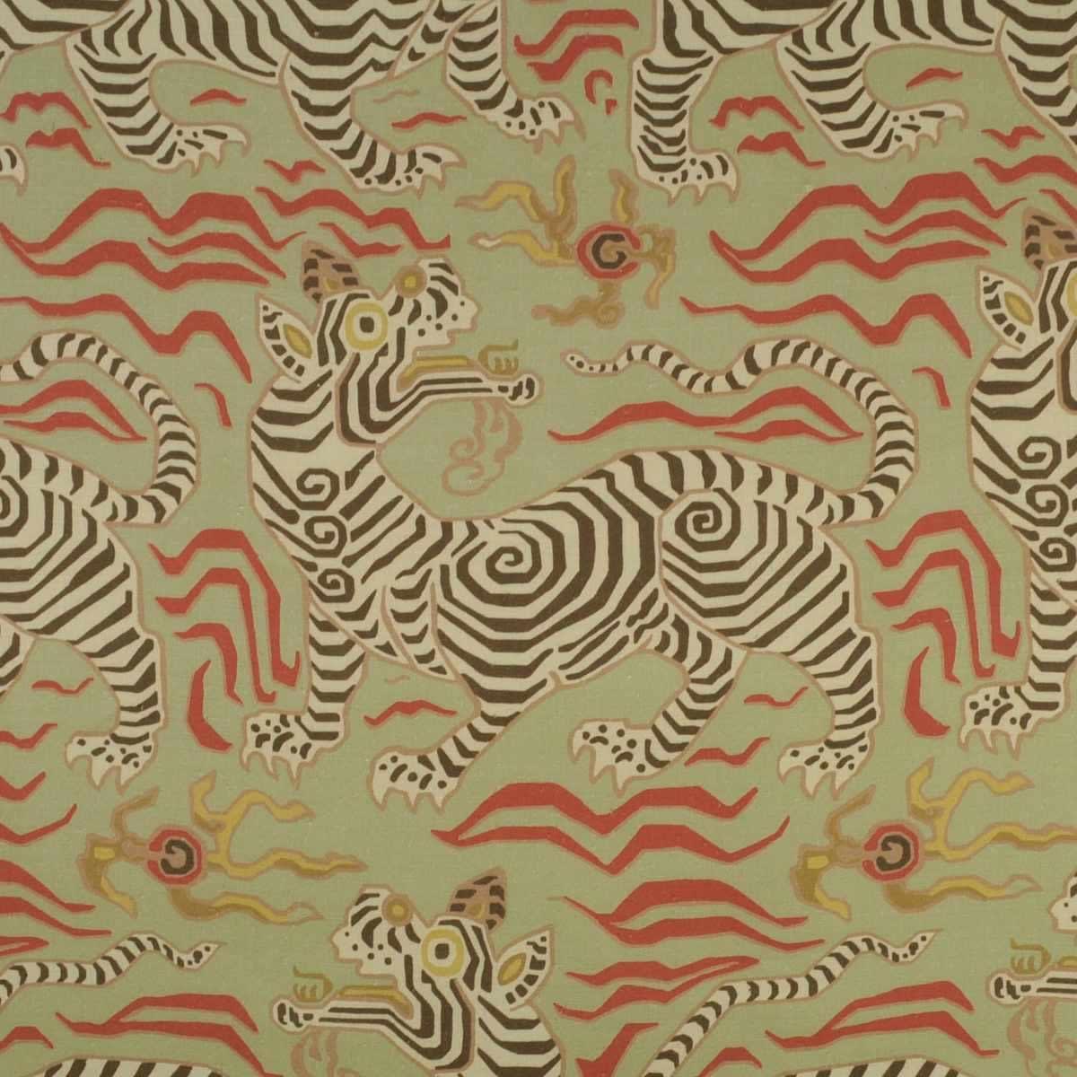 Tibet Print Pale Green