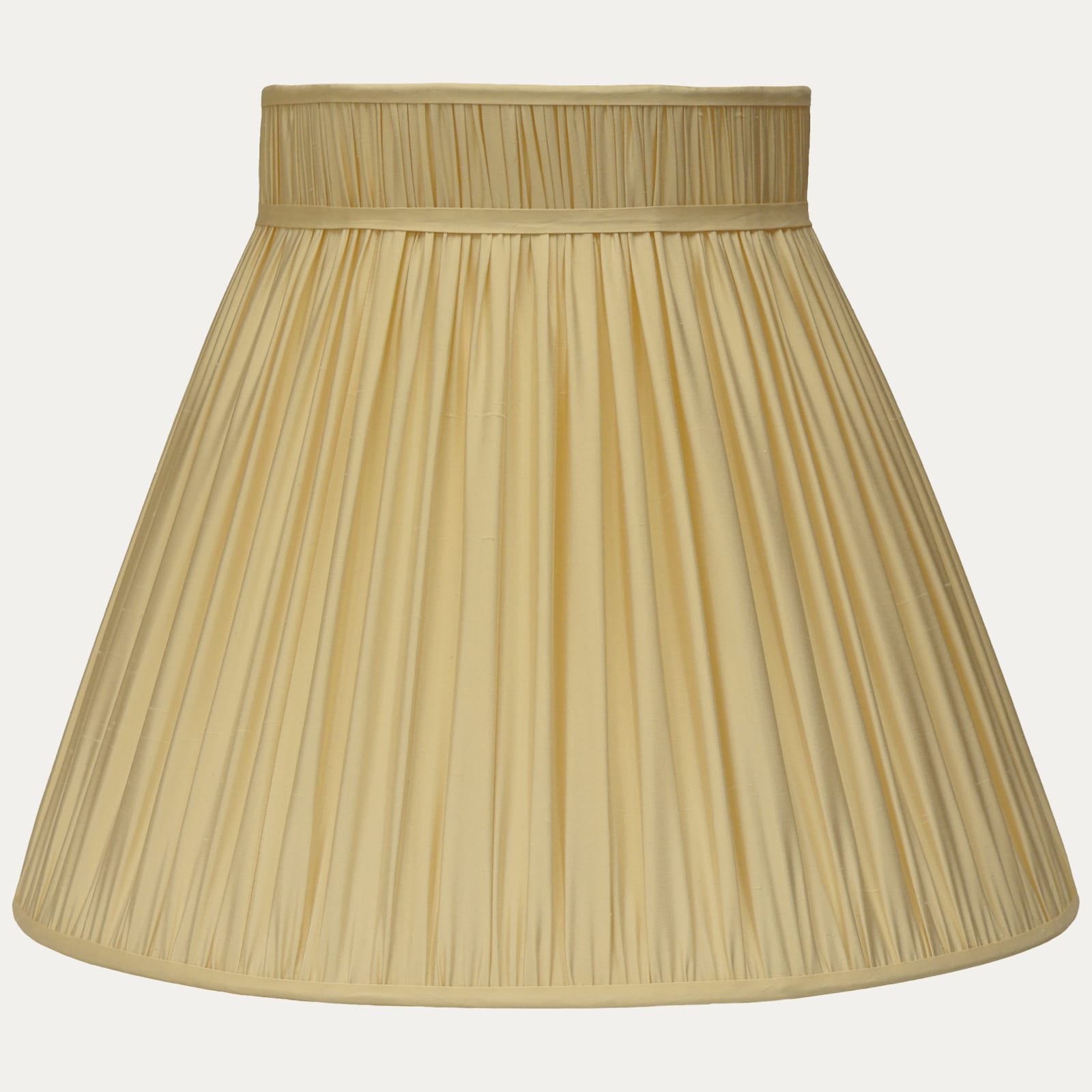 Pale Gold Taffetas Silk Collar Top Lampshade