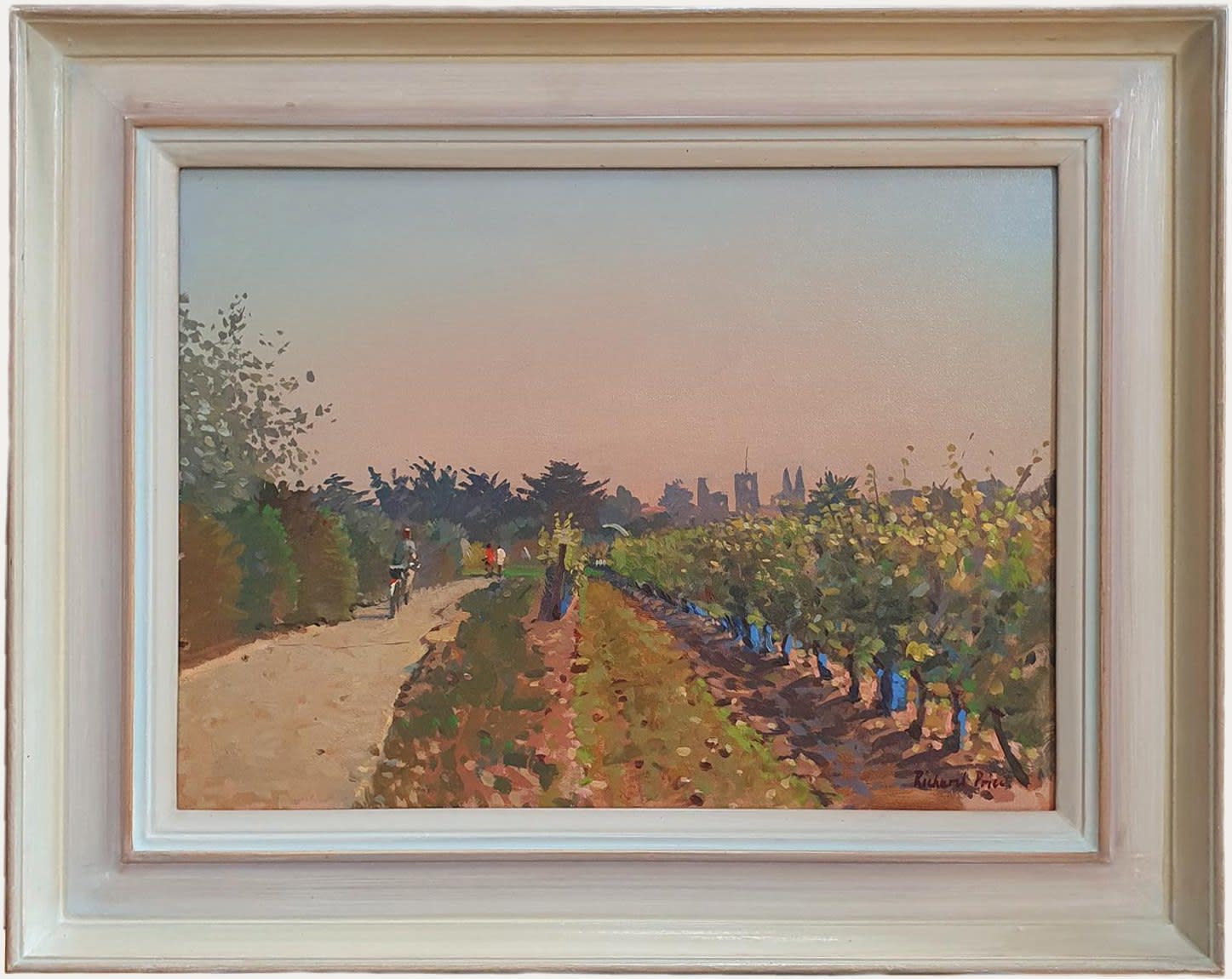 Richard Price Through the Vineyard, St Martin Oil Painting