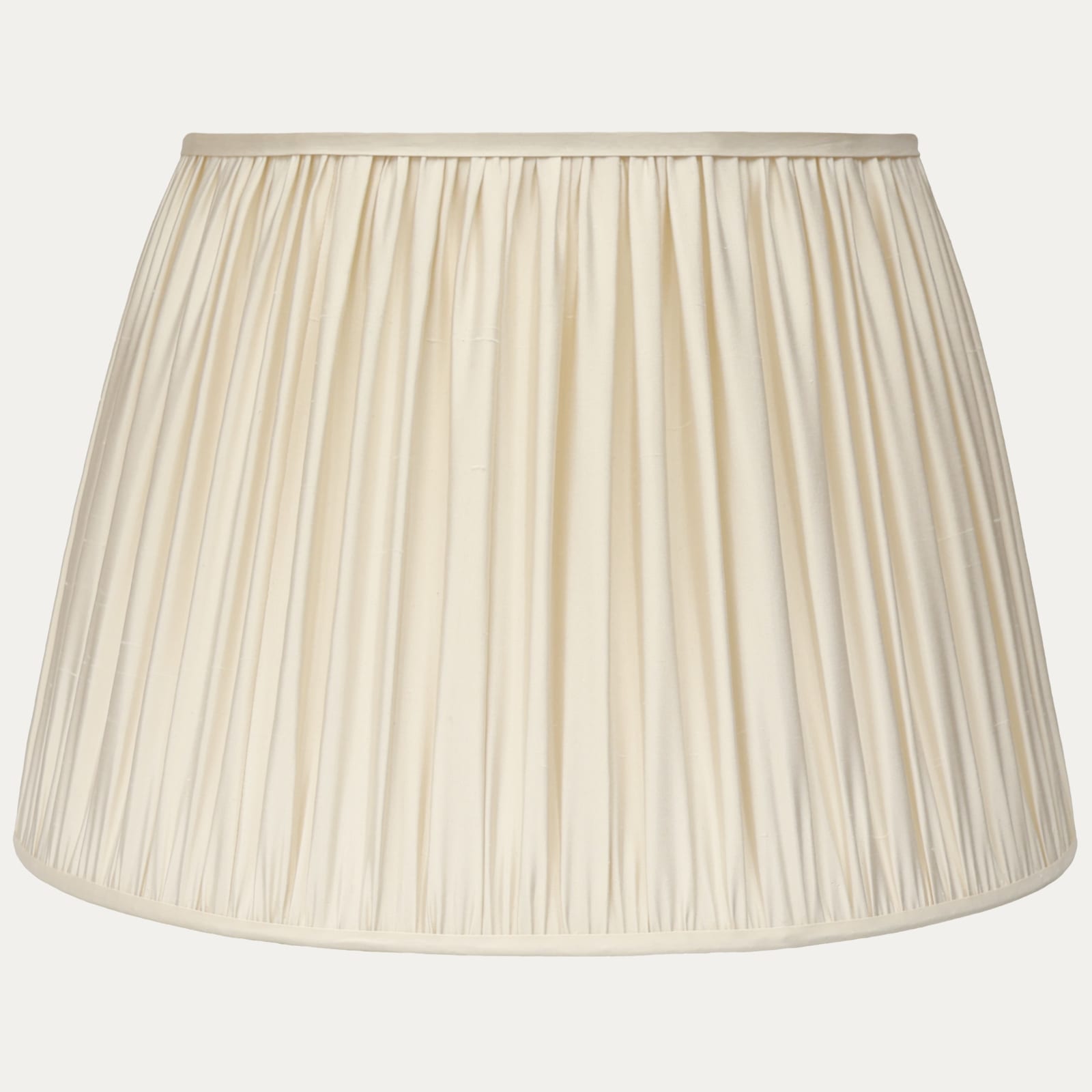 Douppion Ivory Silk Pembroke Lampshade