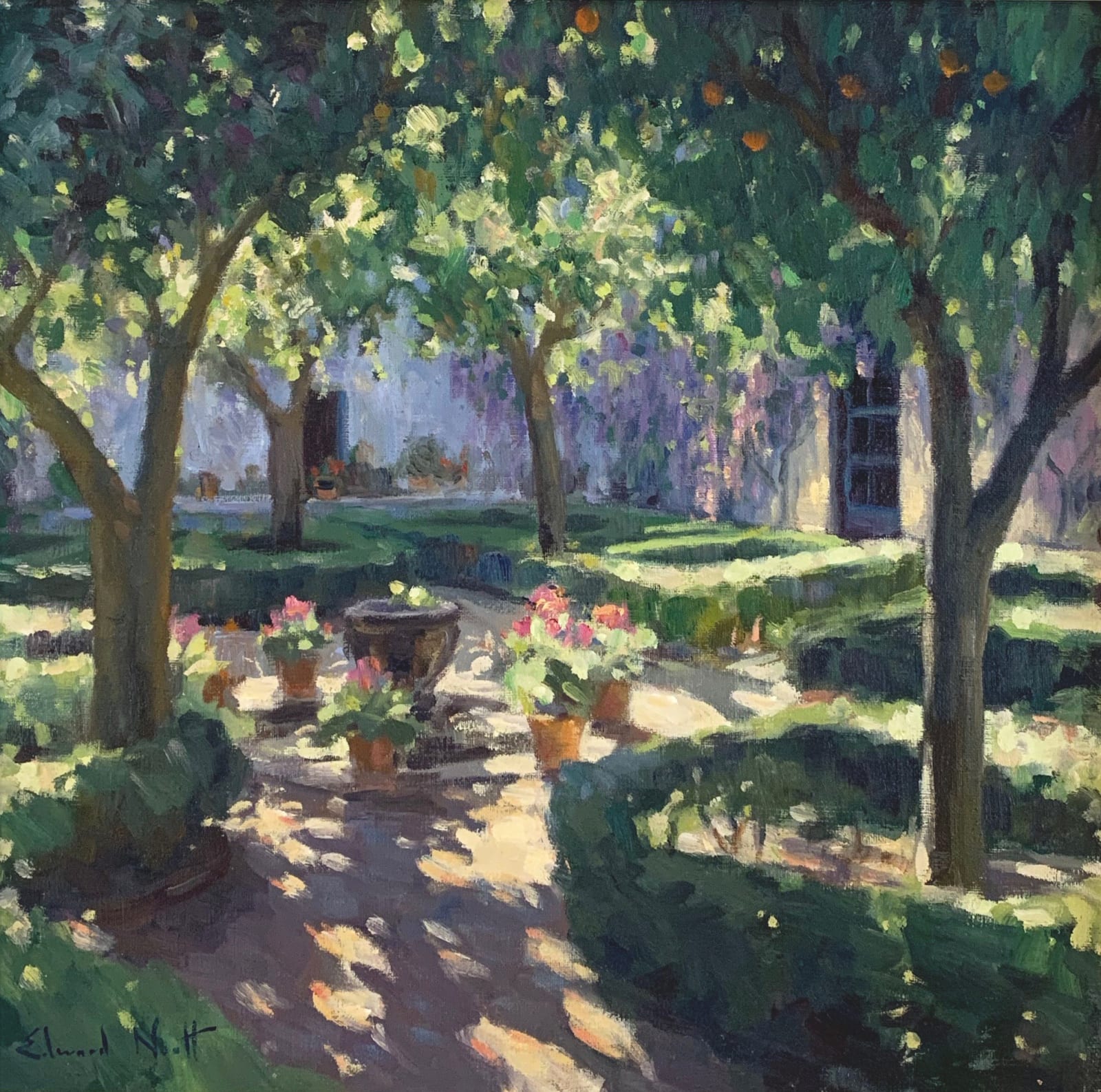 Edward Noott Under the Orange Trees, Palace of Viana