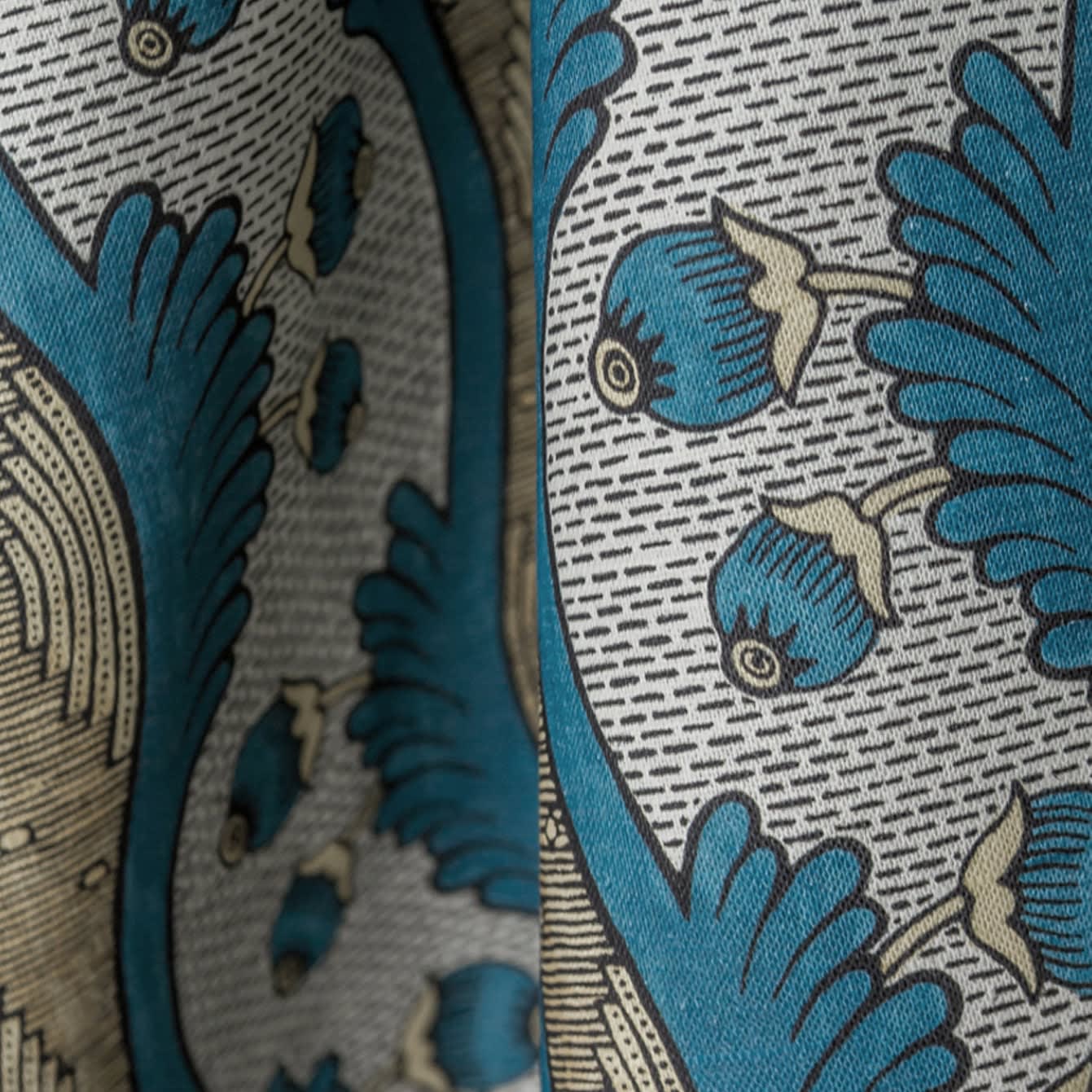 Antoinette Poisson Grenades Cushion with Fabric Both Sides