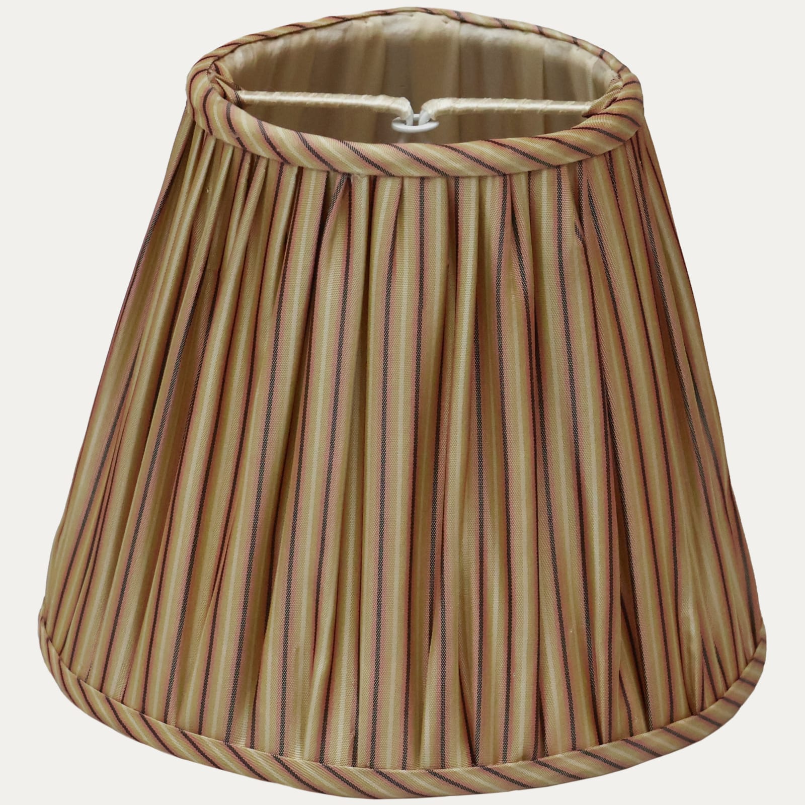 Claremont Autrichienne Striped Silk Handsewn Lampshade