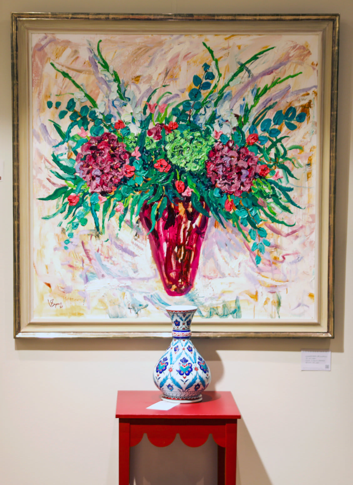 Iznik Vase by Adnan Hoca Ergüler