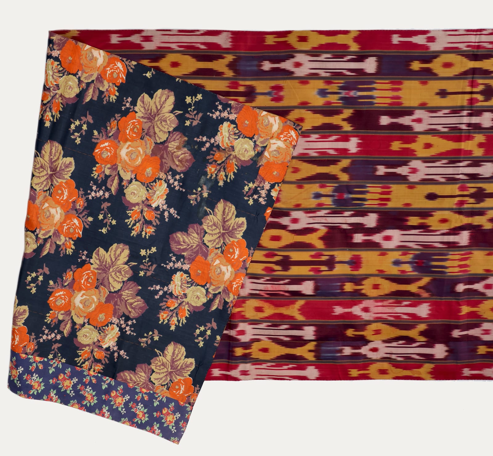 Uzbek Silk Ikat Panel