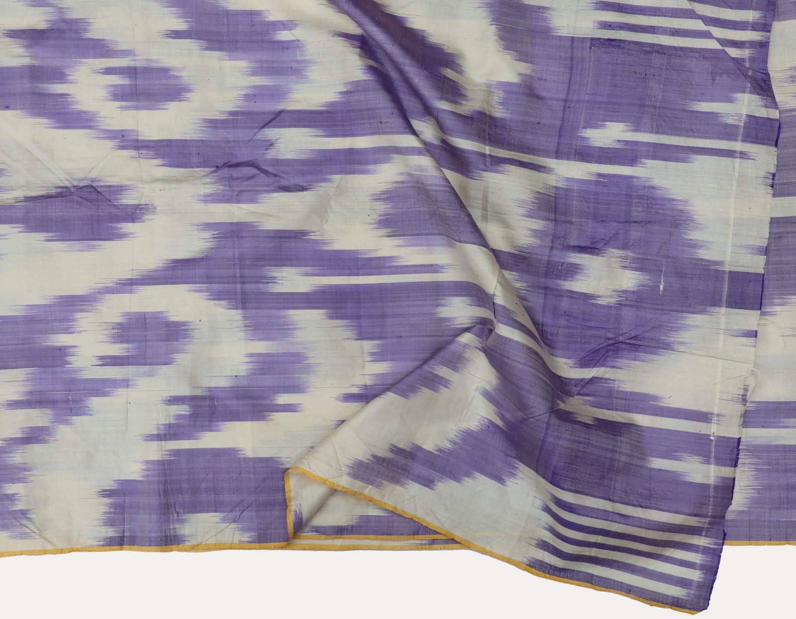 Vintage Uzbek Unusual Lilac Ikat