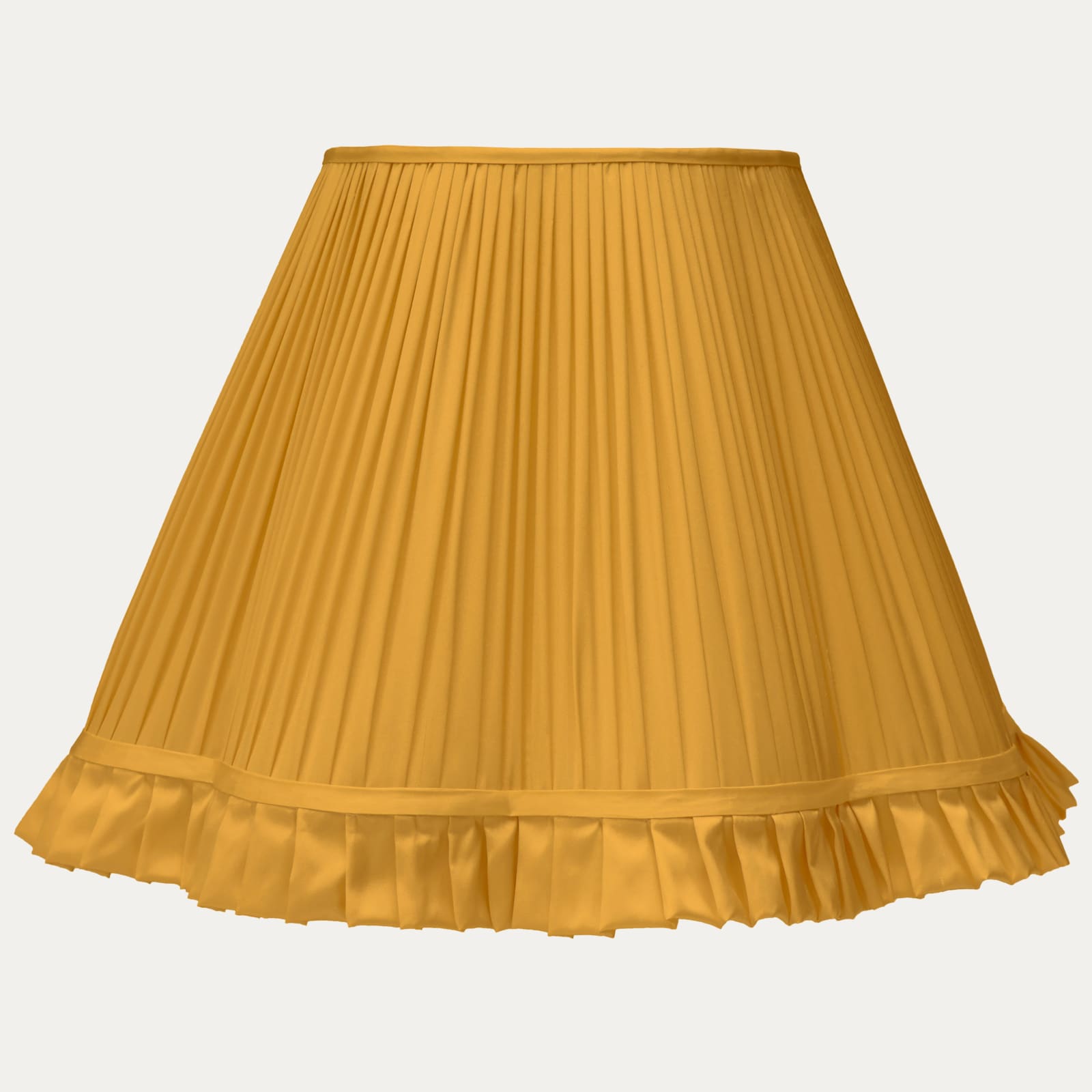 Gold SFJ Silk Scallop Lampshade