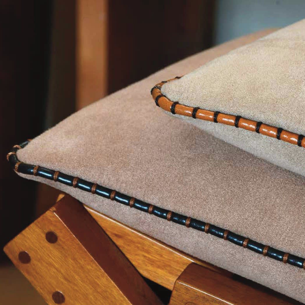 Cushions with Fancy Piping Finish