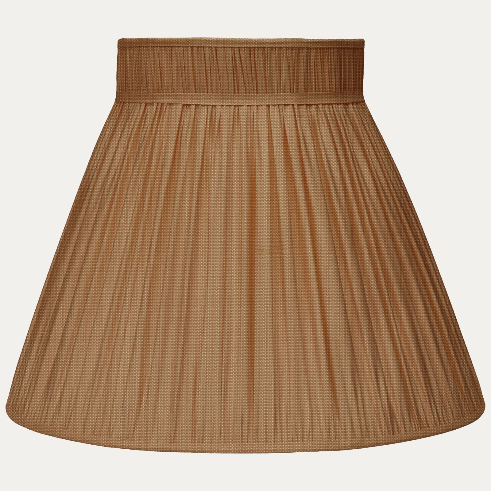 Caramel SFJ Silk Collar Top Lampshade
