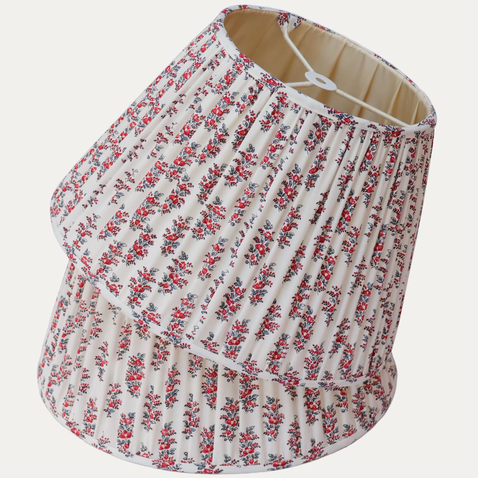 Robert Kime Montpelier Fabric Shade with Silk Lining