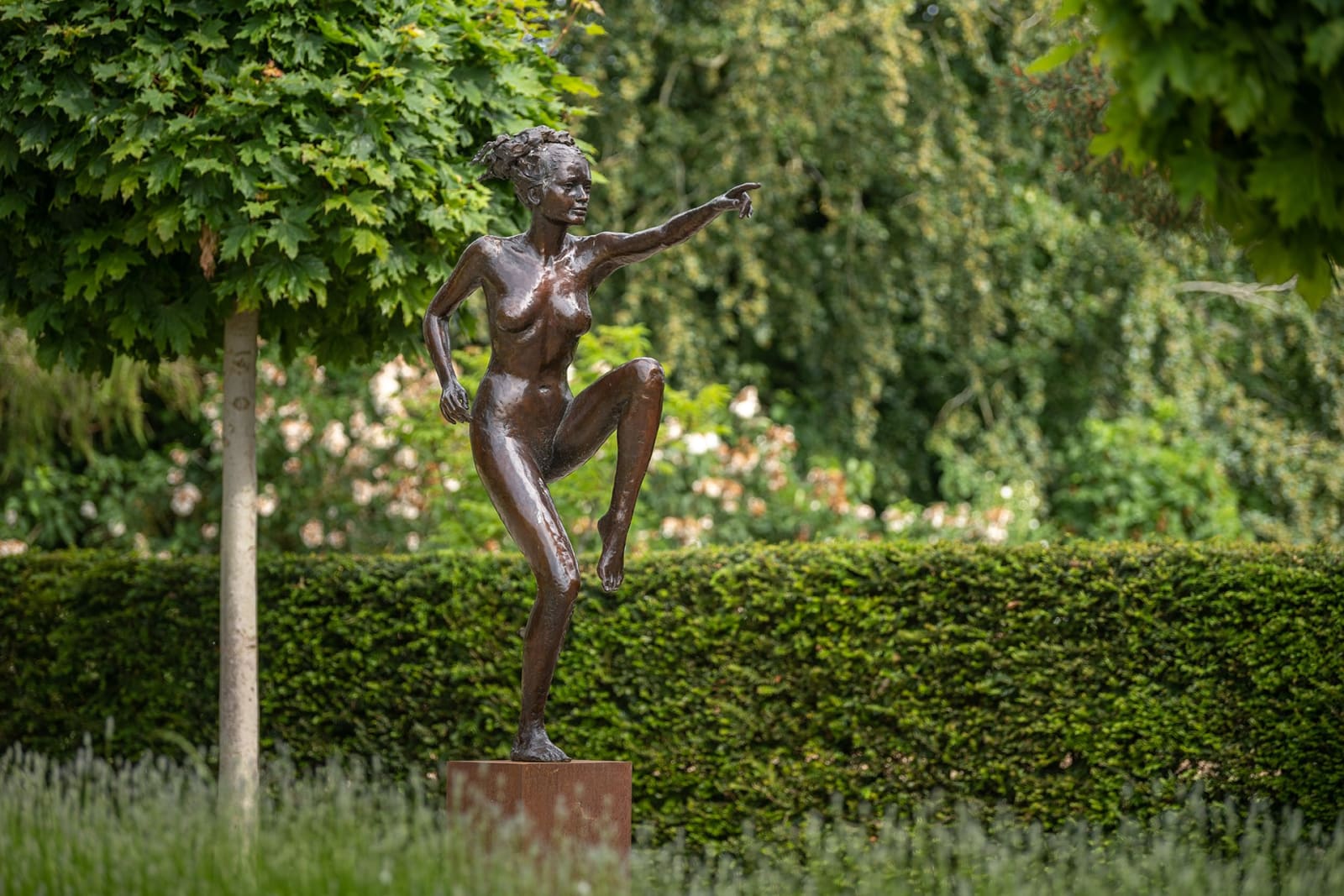 David Williams Ellis Mary Bronze Sculpture