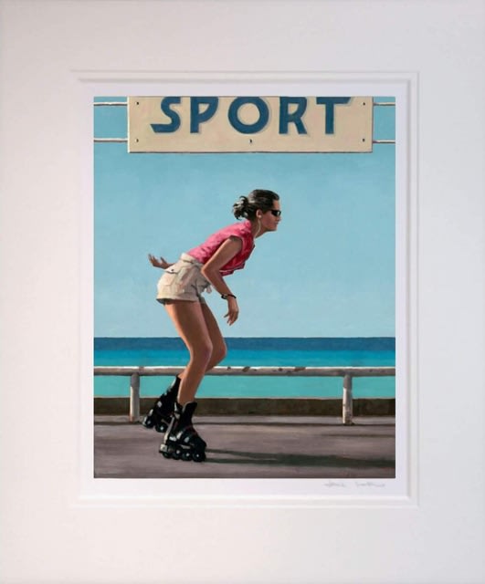 Jack Vettriano Blades Mounted