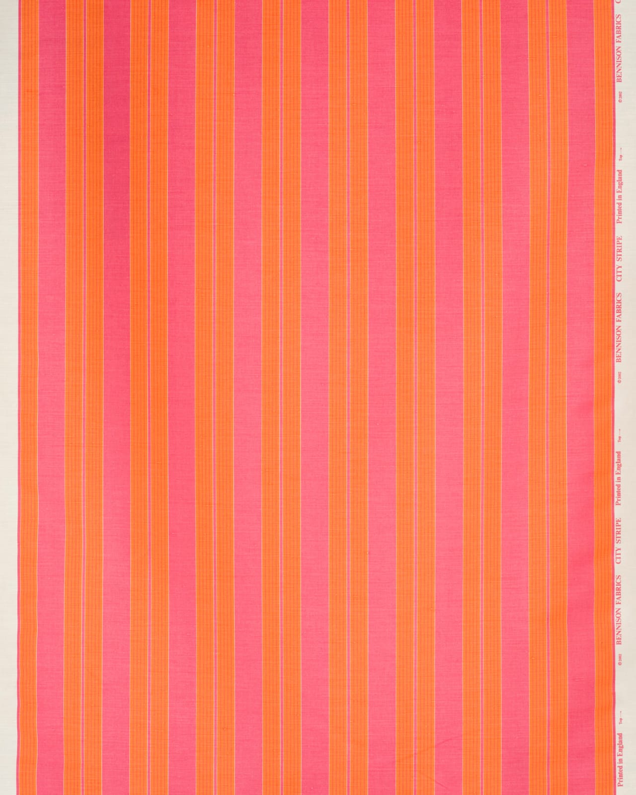 City Stripe Pink Orange On Oyster