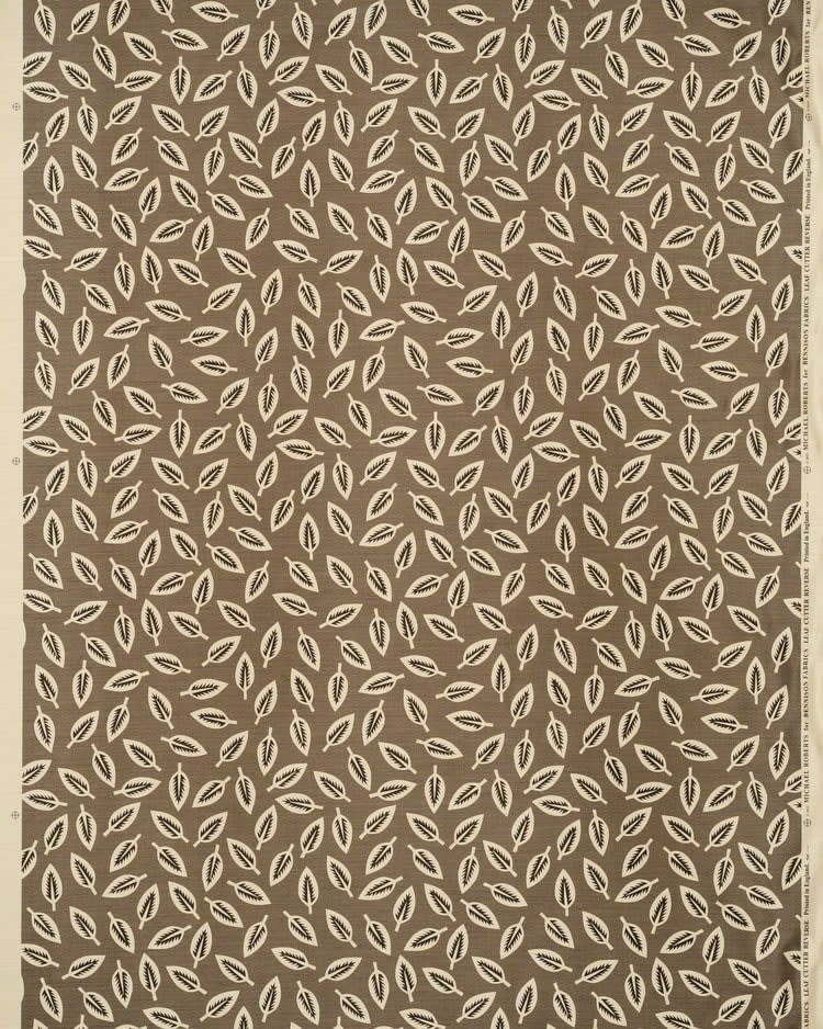 Leaf Cutter Reverse Brown On Beige
