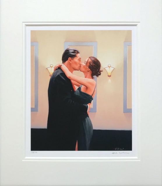 Jack Vettriano Betrayal First Kiss Mounted