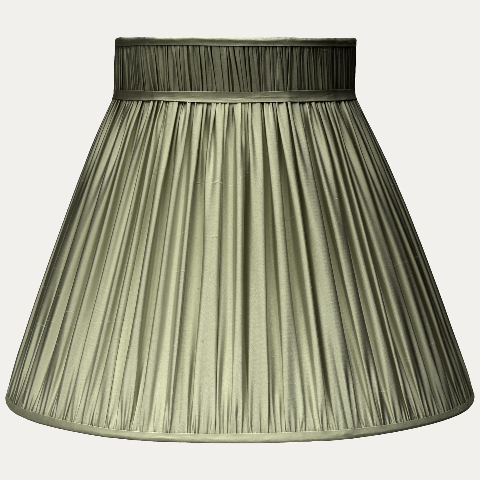 Douppion Military Silk Collar Top Lampshade