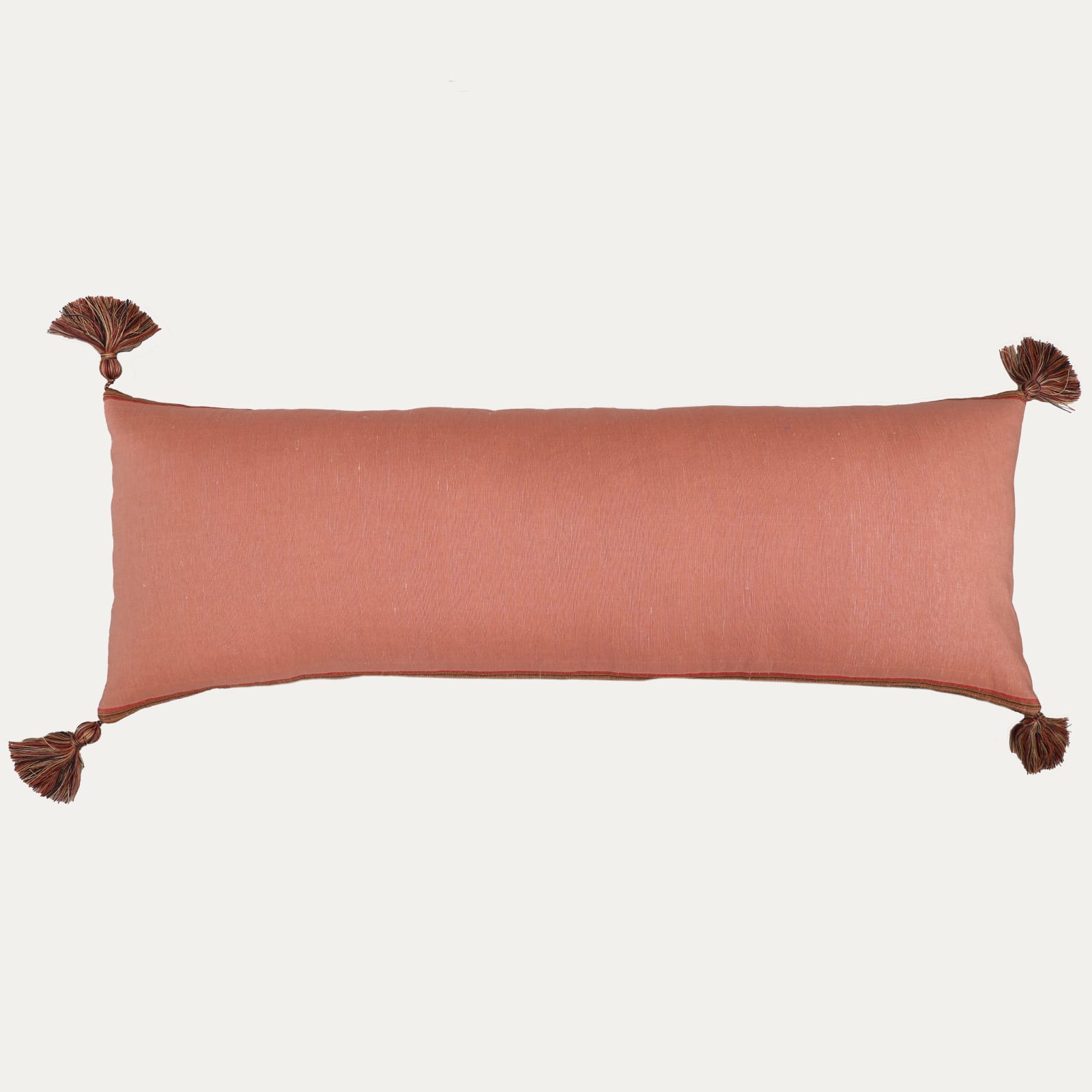 Fine Antique Jajim Flat Weave Cushions with Bespoke Tassels