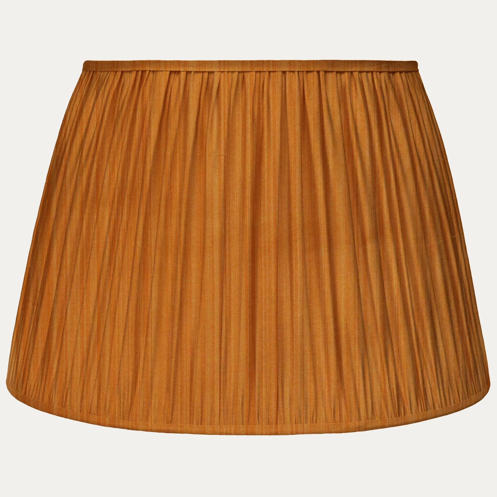 Apricot Strie Taffetas Silk Pembroke Lampshade