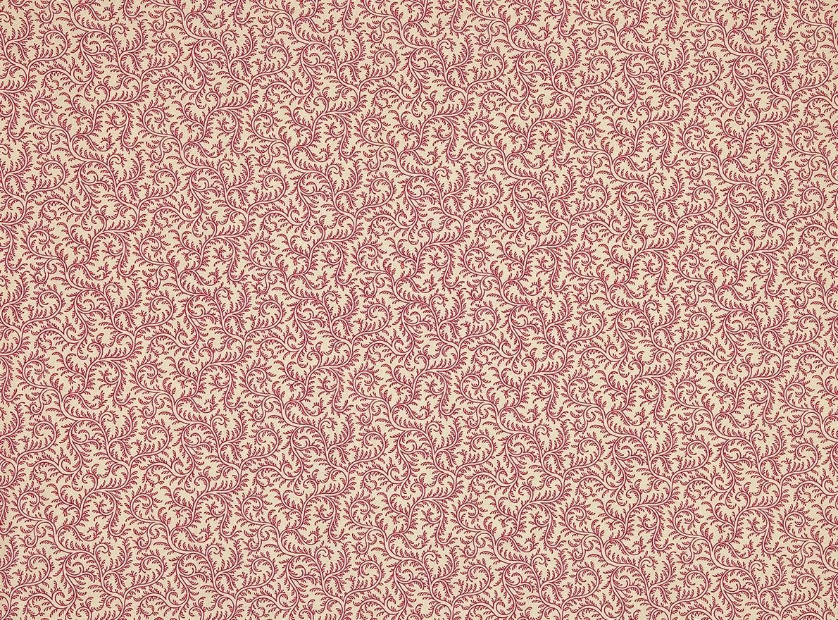 Le Grand Corail Vermicule Assorti Rouge Fond Crème