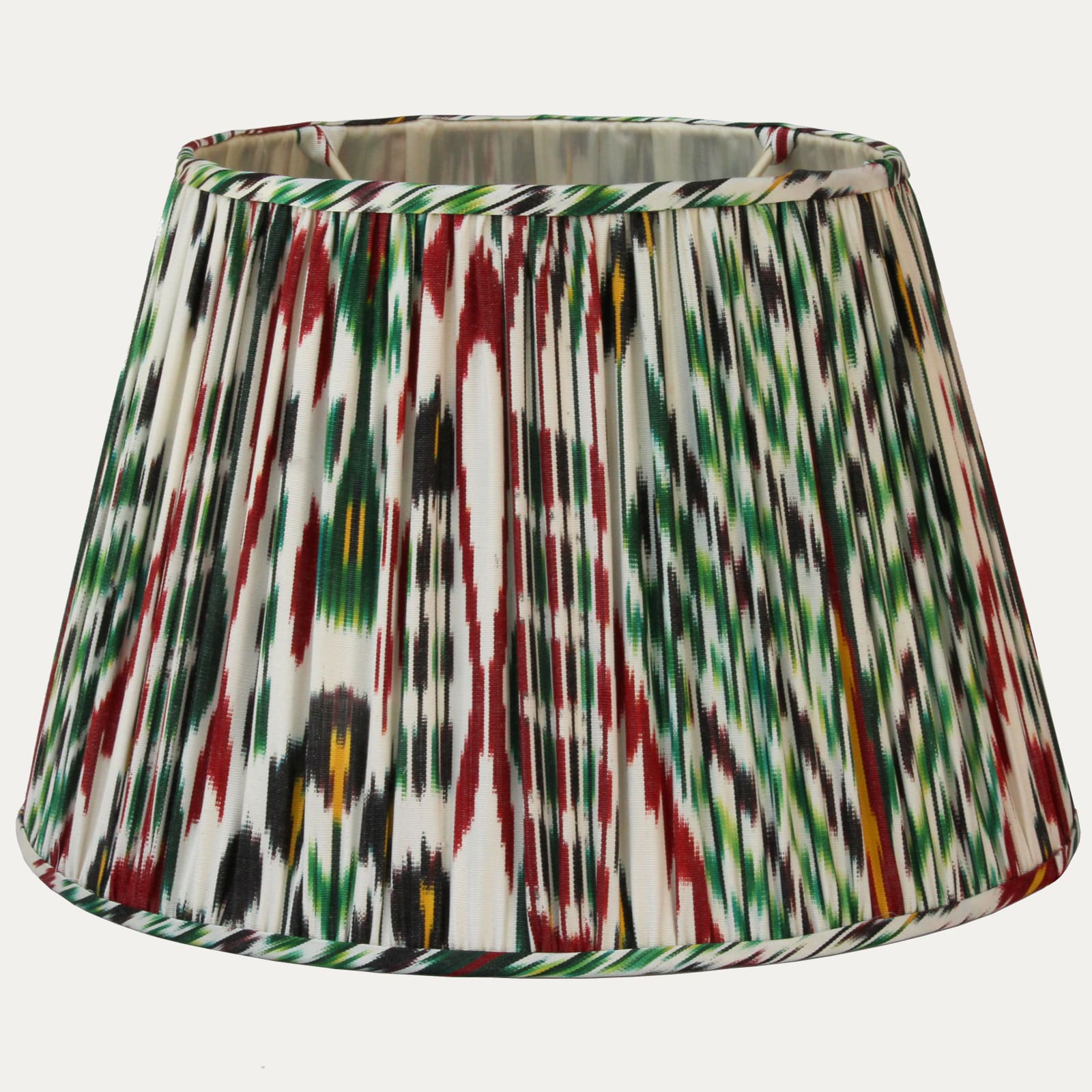 Wonderful Tree of Life Silk/Cotton Ikat Lampshade
