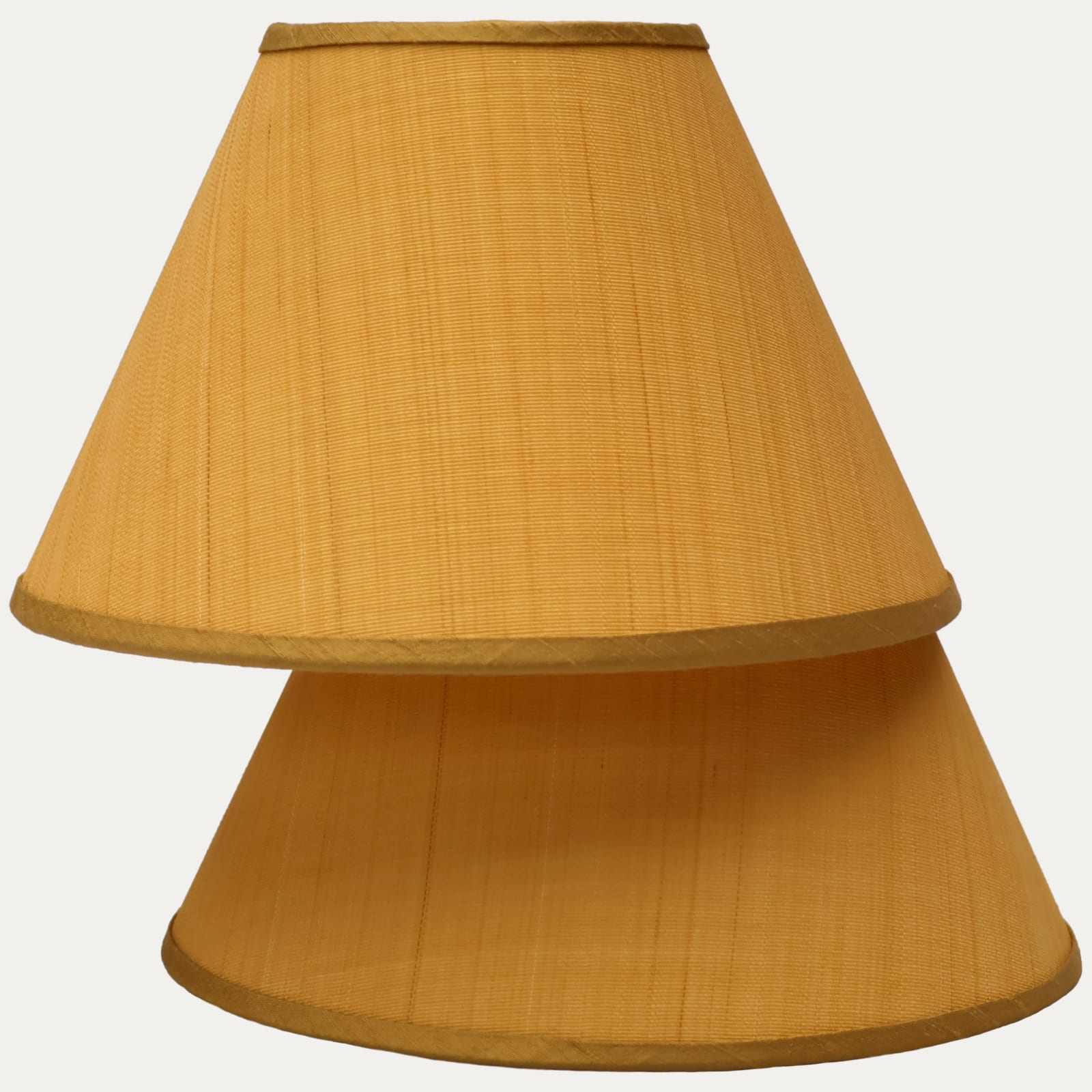 John Boyd Paso Yellow Horsehair Lampshade with Silk Trim