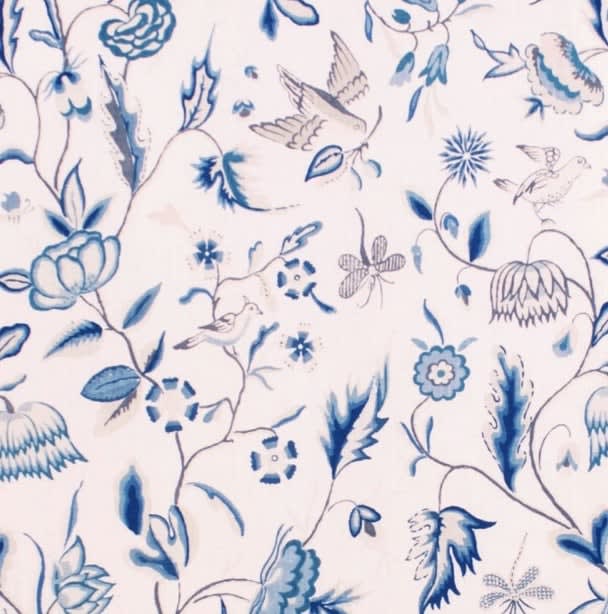 Holyrood Blue On White
