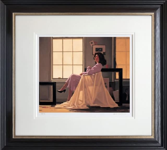 Jack Vettriano Winter Light and Lavender Framed