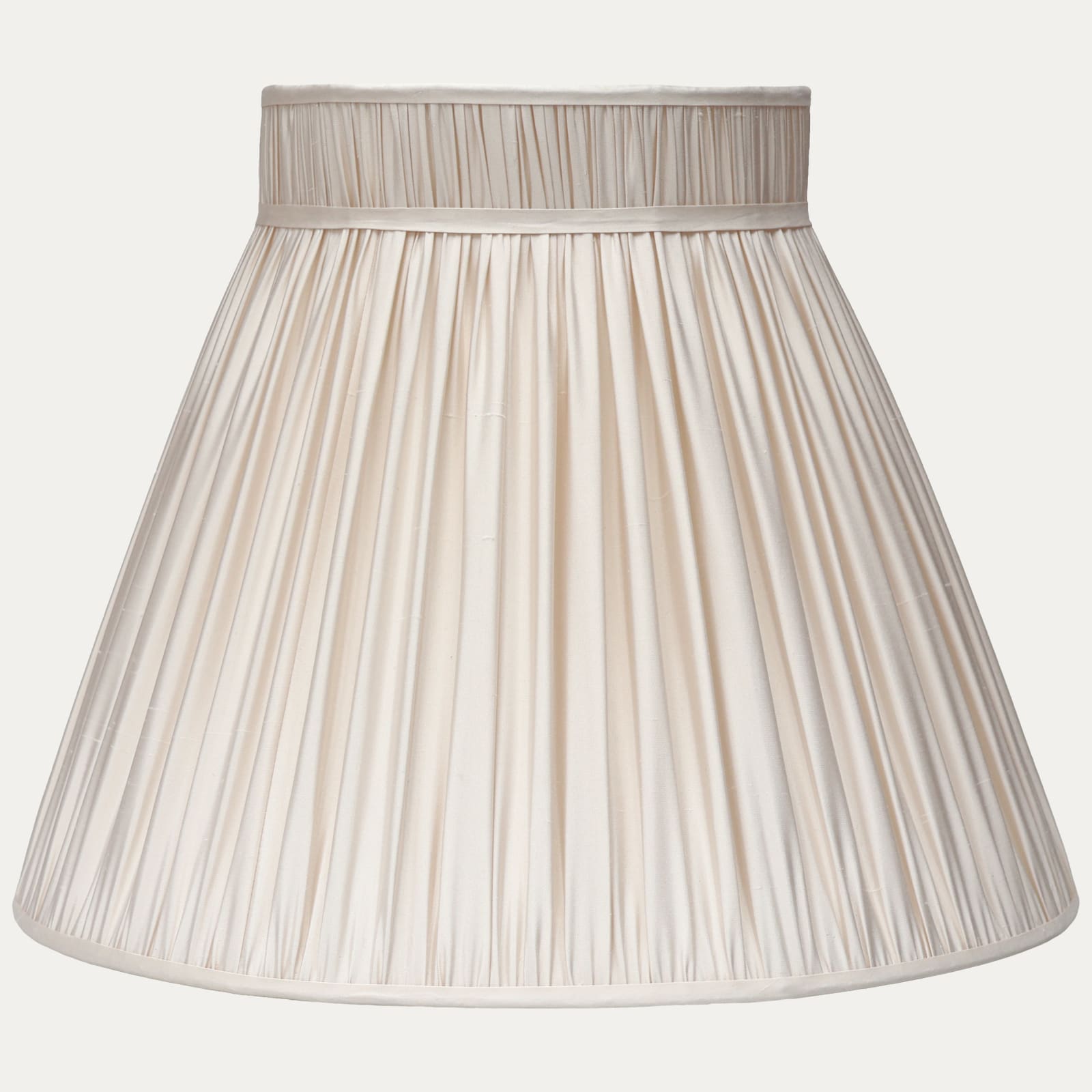 Douppion Porcelain Silk Collar Top Lampshade