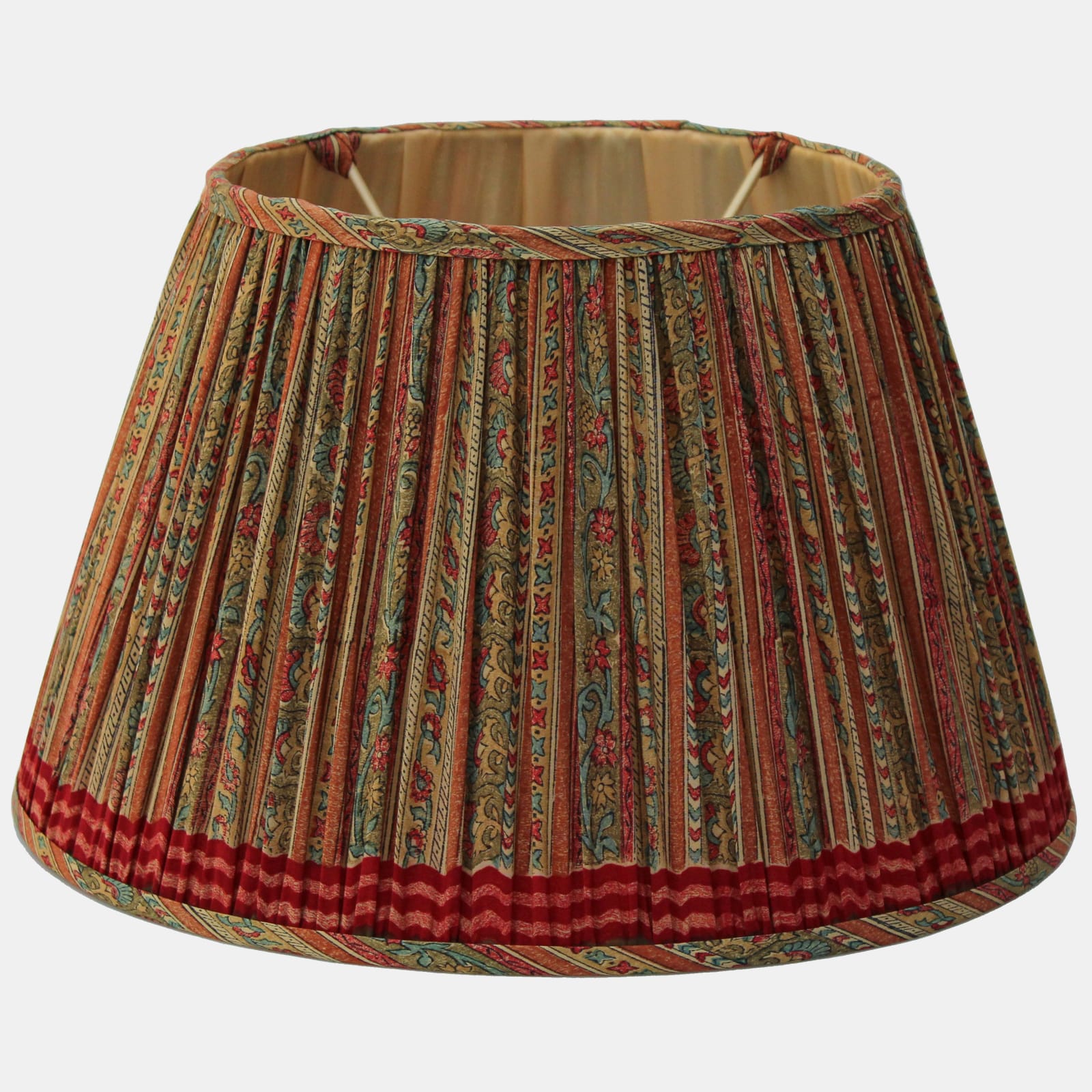 Pretty Floral Crepe Silk Vintage Sari Lampshade