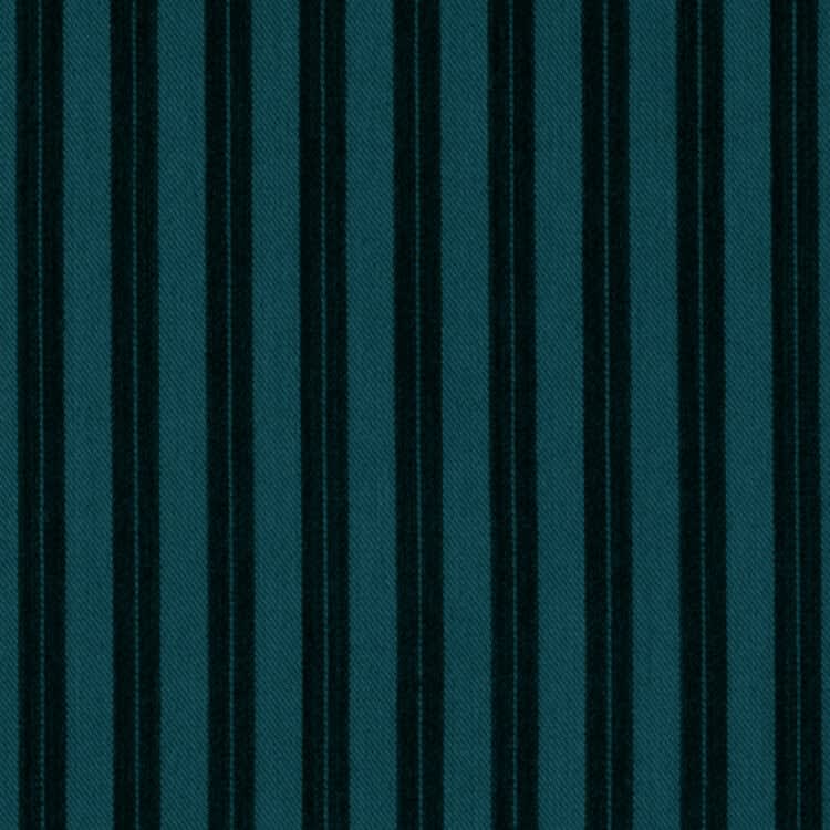 Burnley Overdye Ticking Kingfisher Black