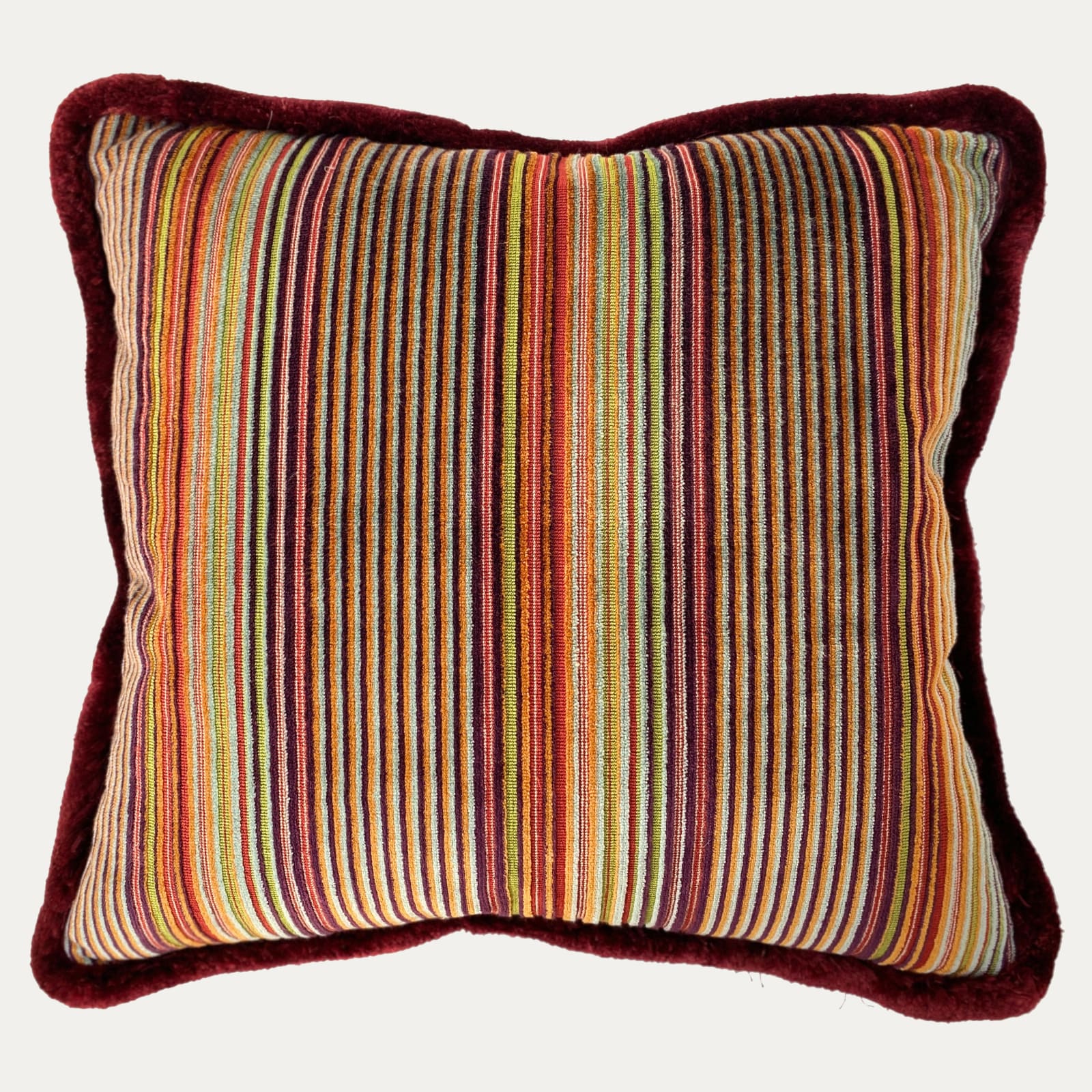 Pierre Frey Stella Giardino with Silk Brush Fringe handmade by Floren