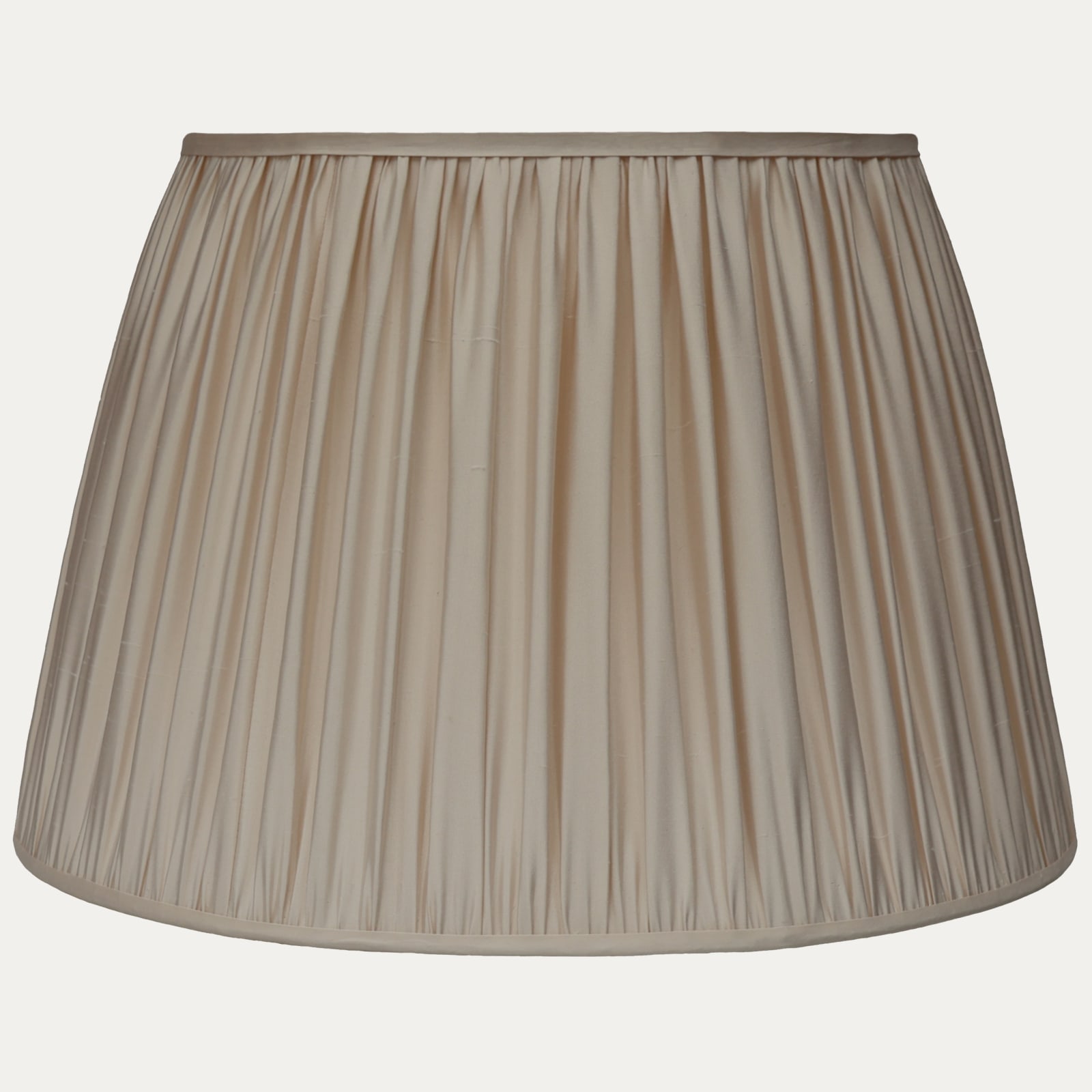 Smoke Faille Lugano Silk Pembroke Lampshade