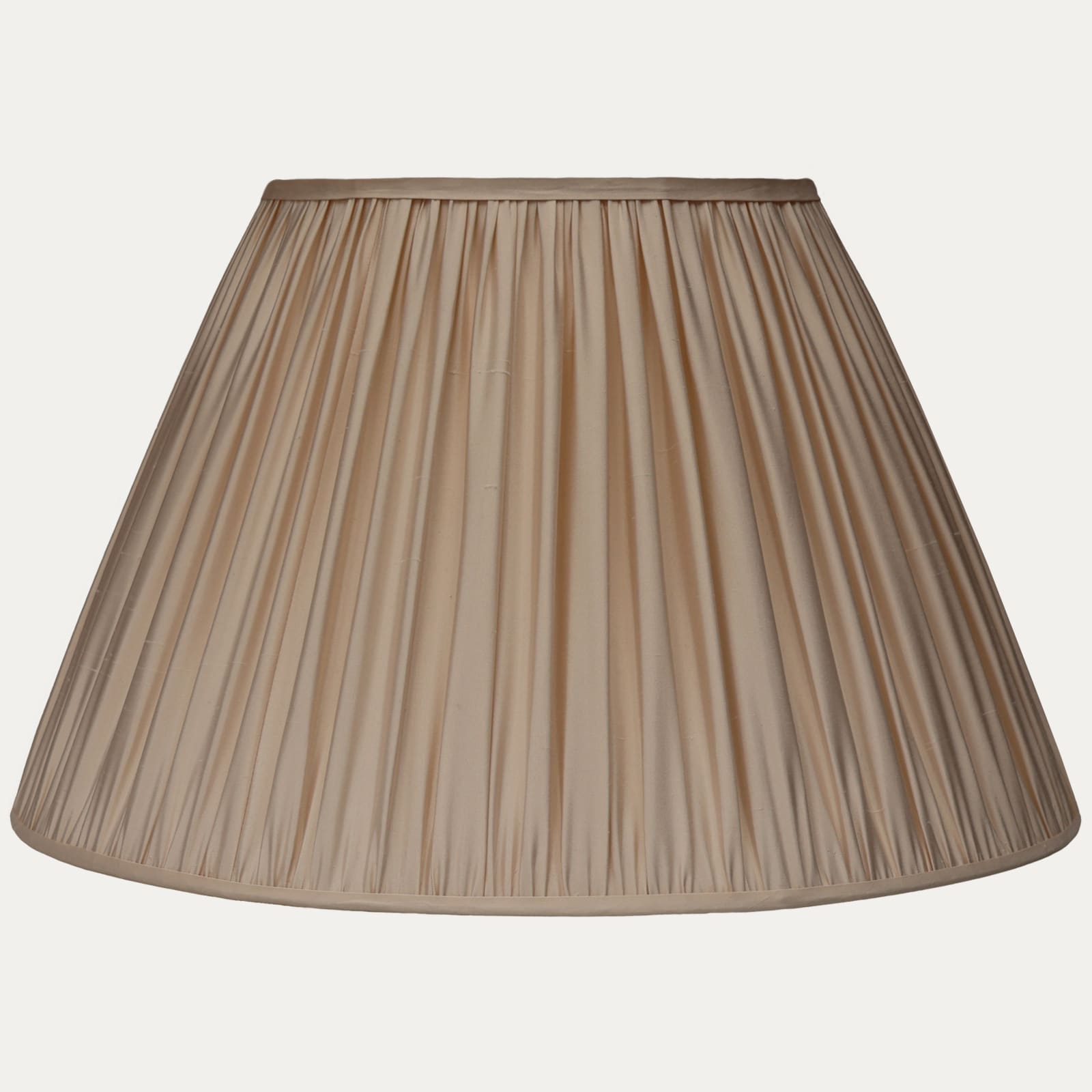 Taupe Faille Lugano Silk Empire Lampshade