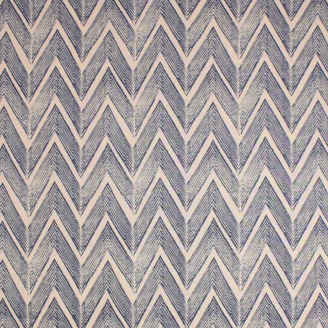 Borderline Fabrics, Zig Zag Blue
