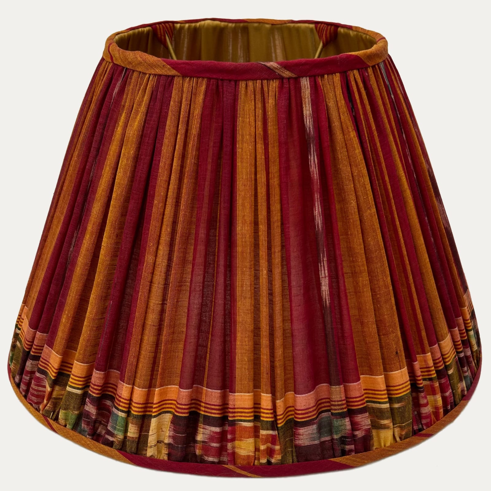 Vintage Patola Ikat Sari Empire Lampshade
