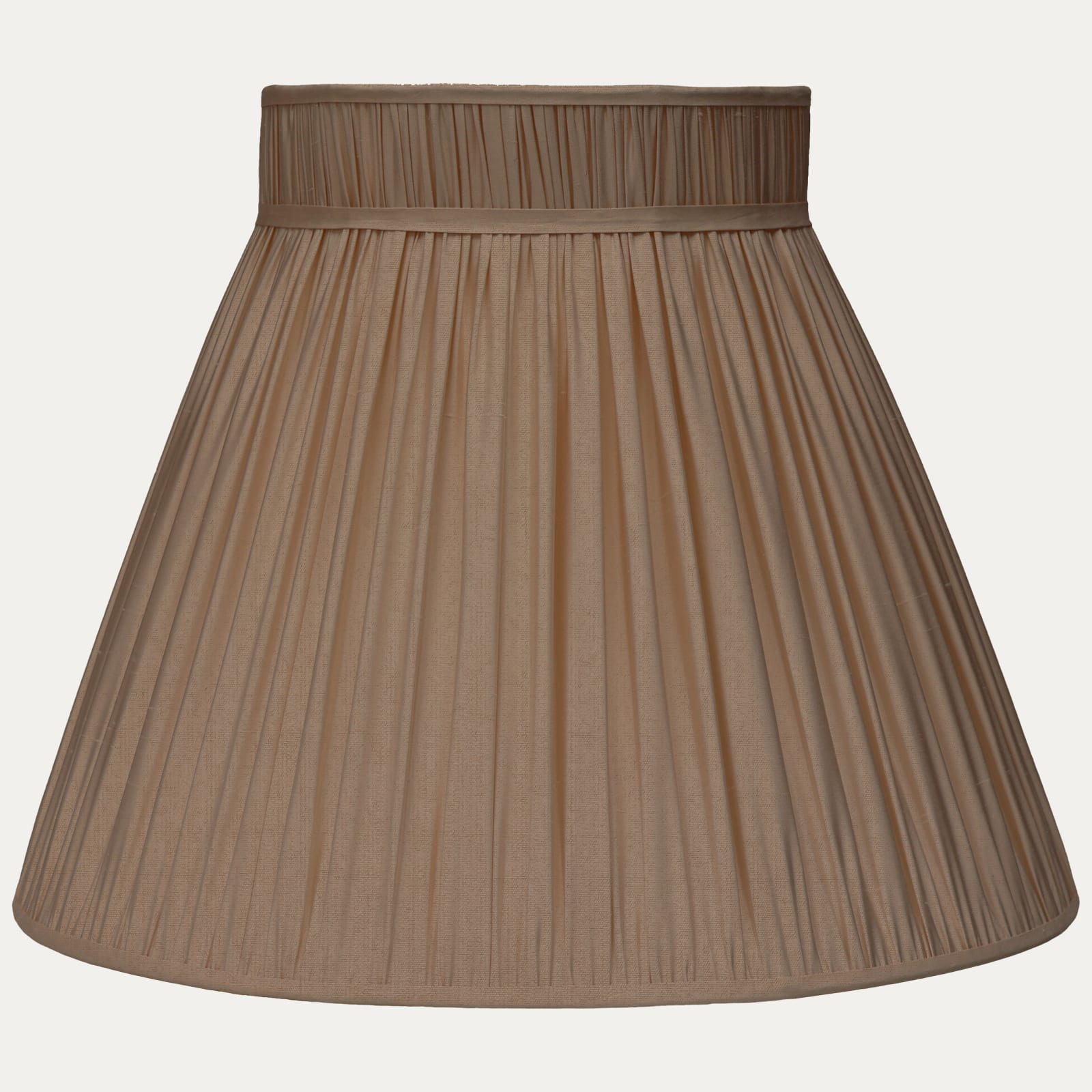 Rose de Bois Silk Collar Top Lampshade