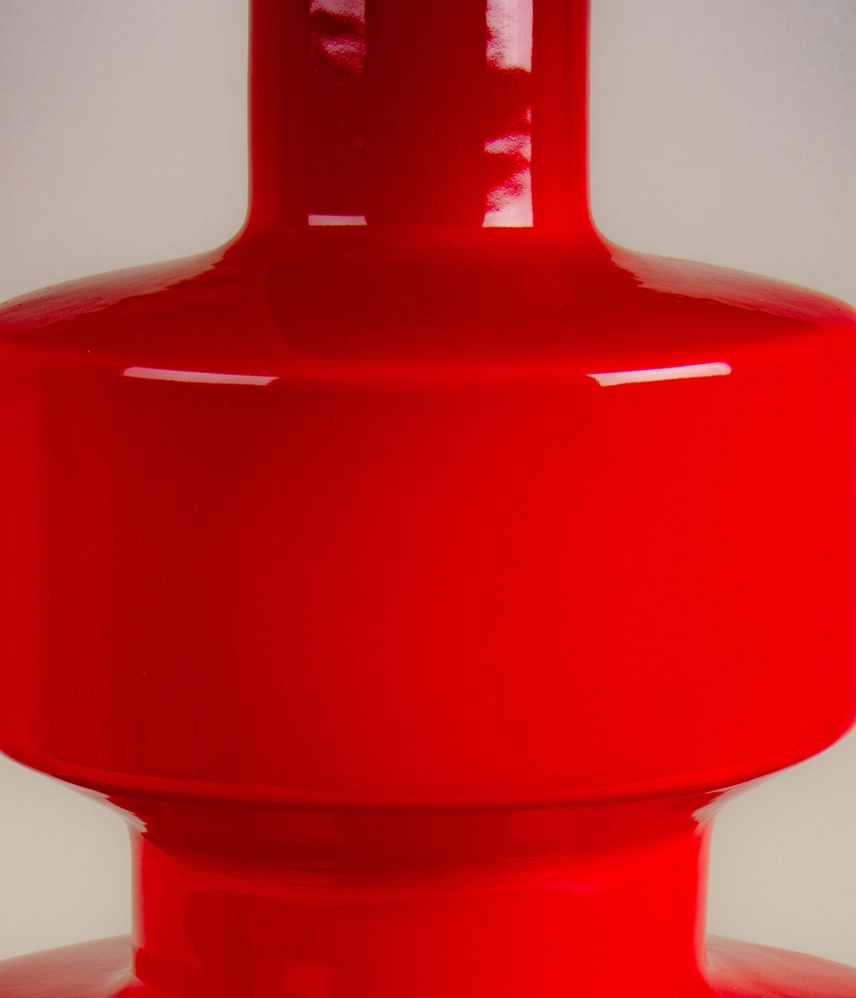 Shoreham Table Lamp Glazed Ceramic Red