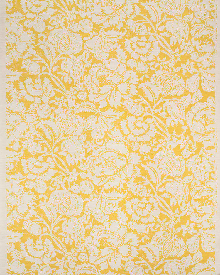 Great Floral Yellow On Oyster