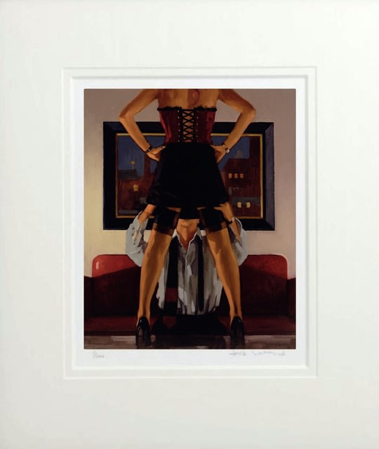 Jack Vettriano Devotion Mounted