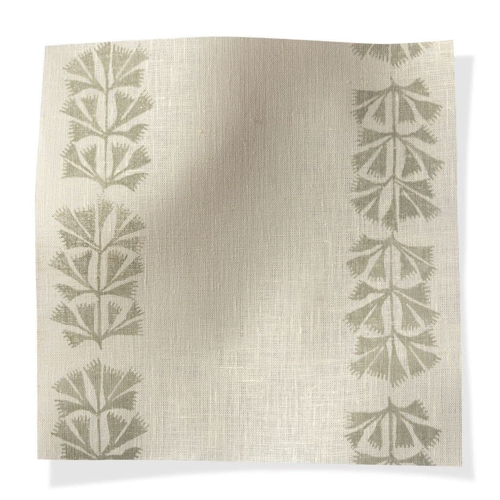 Sea Leaves Celadon Natural