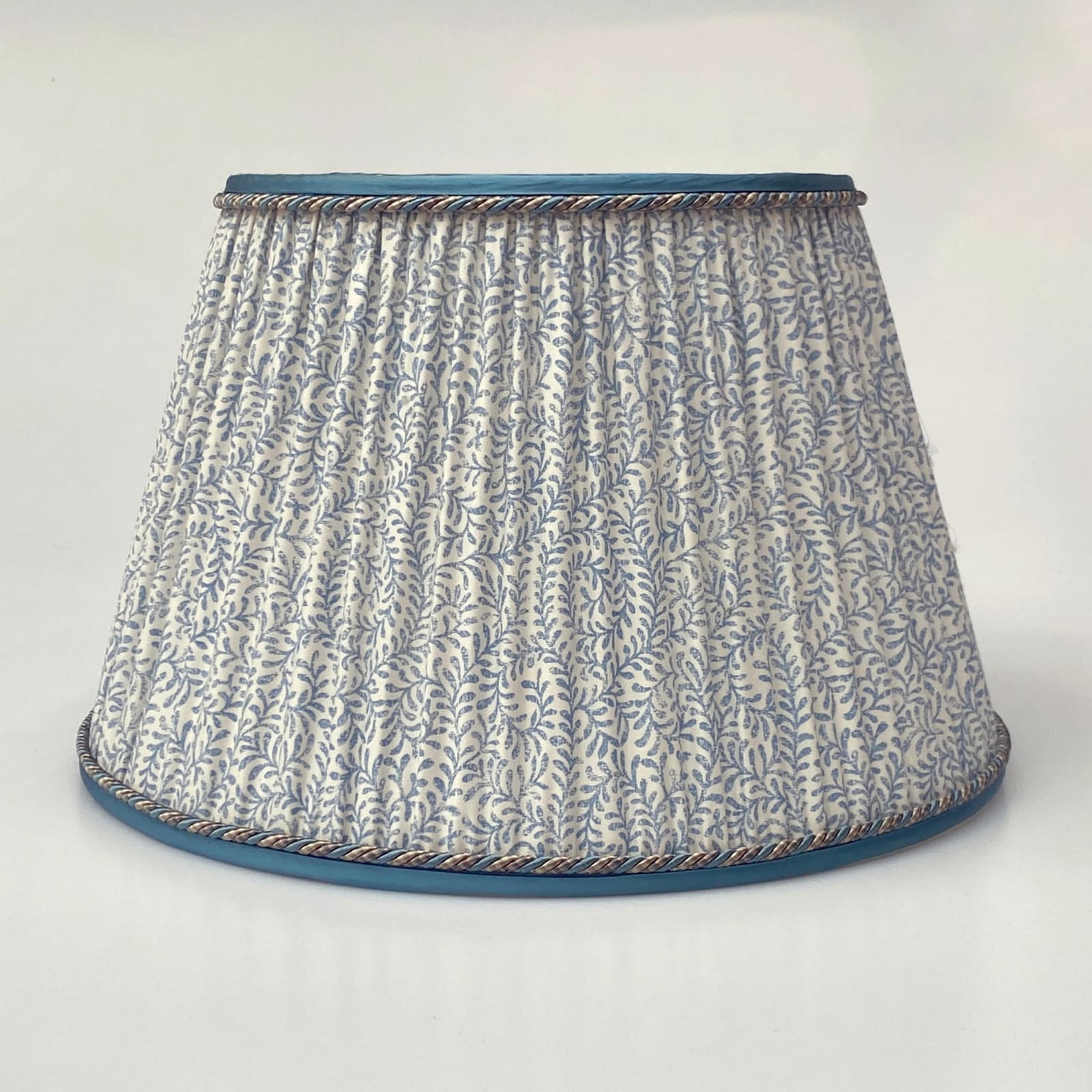 Bennison Great Kasumi Blue on Oyster Lampshade