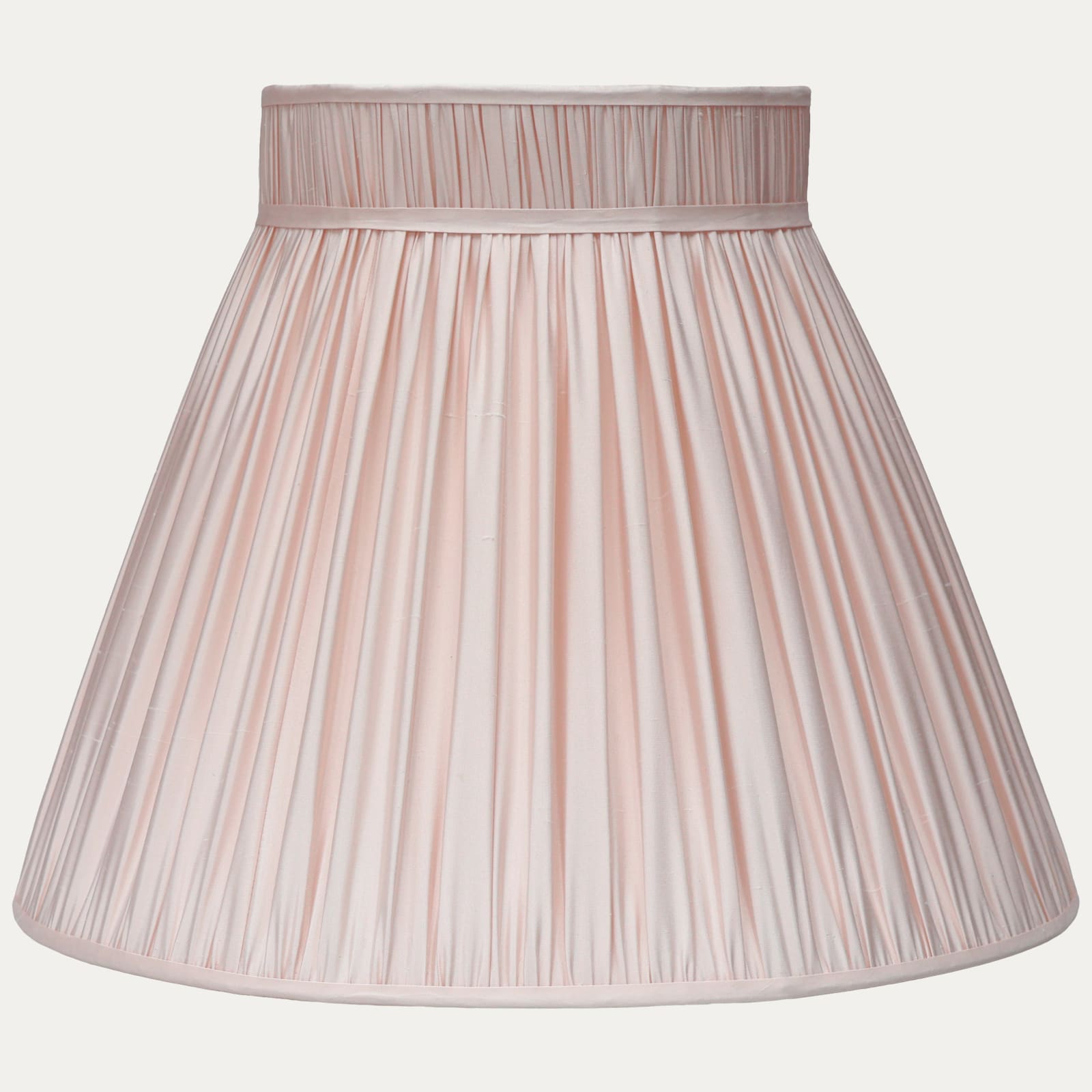 Douppion Shell Silk Collar Top Lampshade