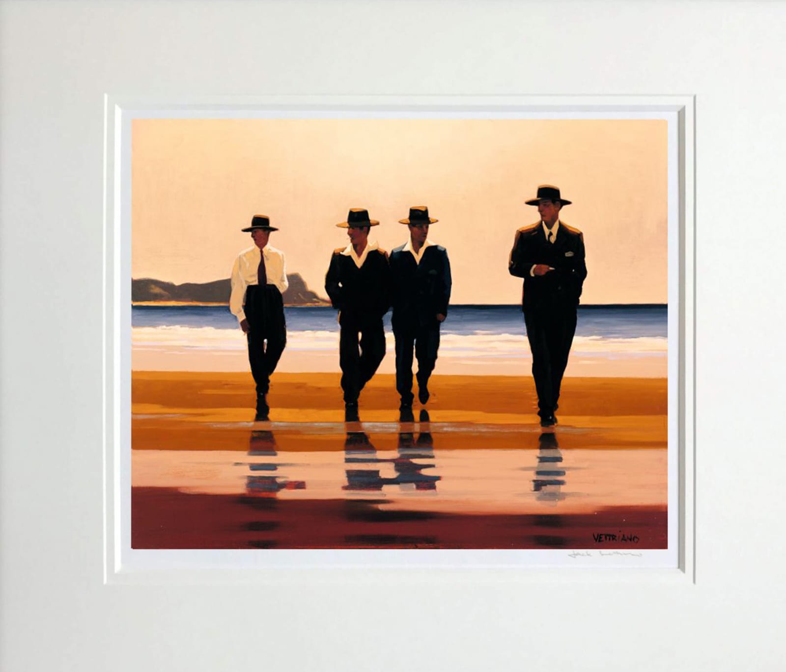 Jack Vettriano - The Billy Boys Framed Signed Print